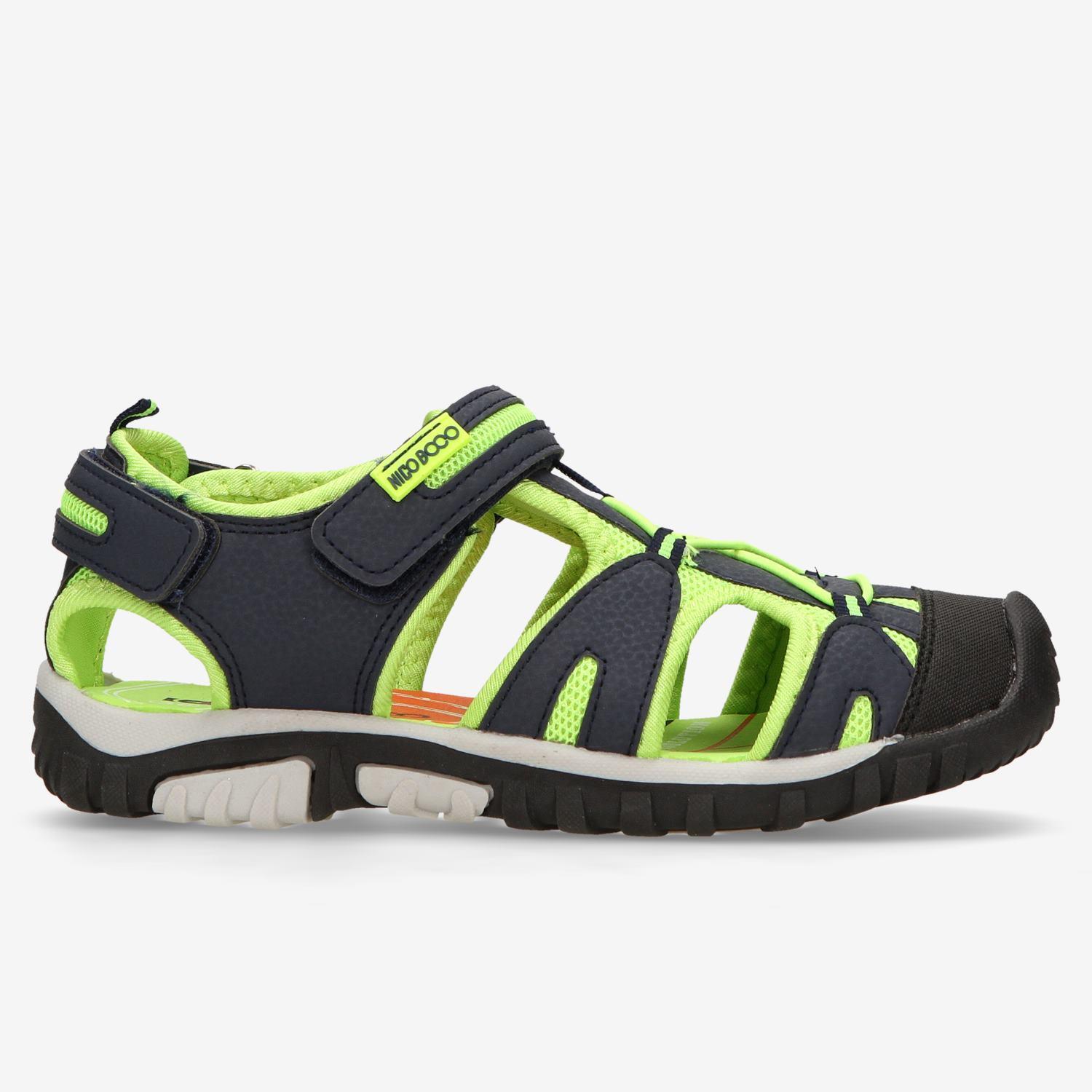 Sandalia Barraquera Nicoboco Toe Junior - Azul marino - Sandalias niño talla 33