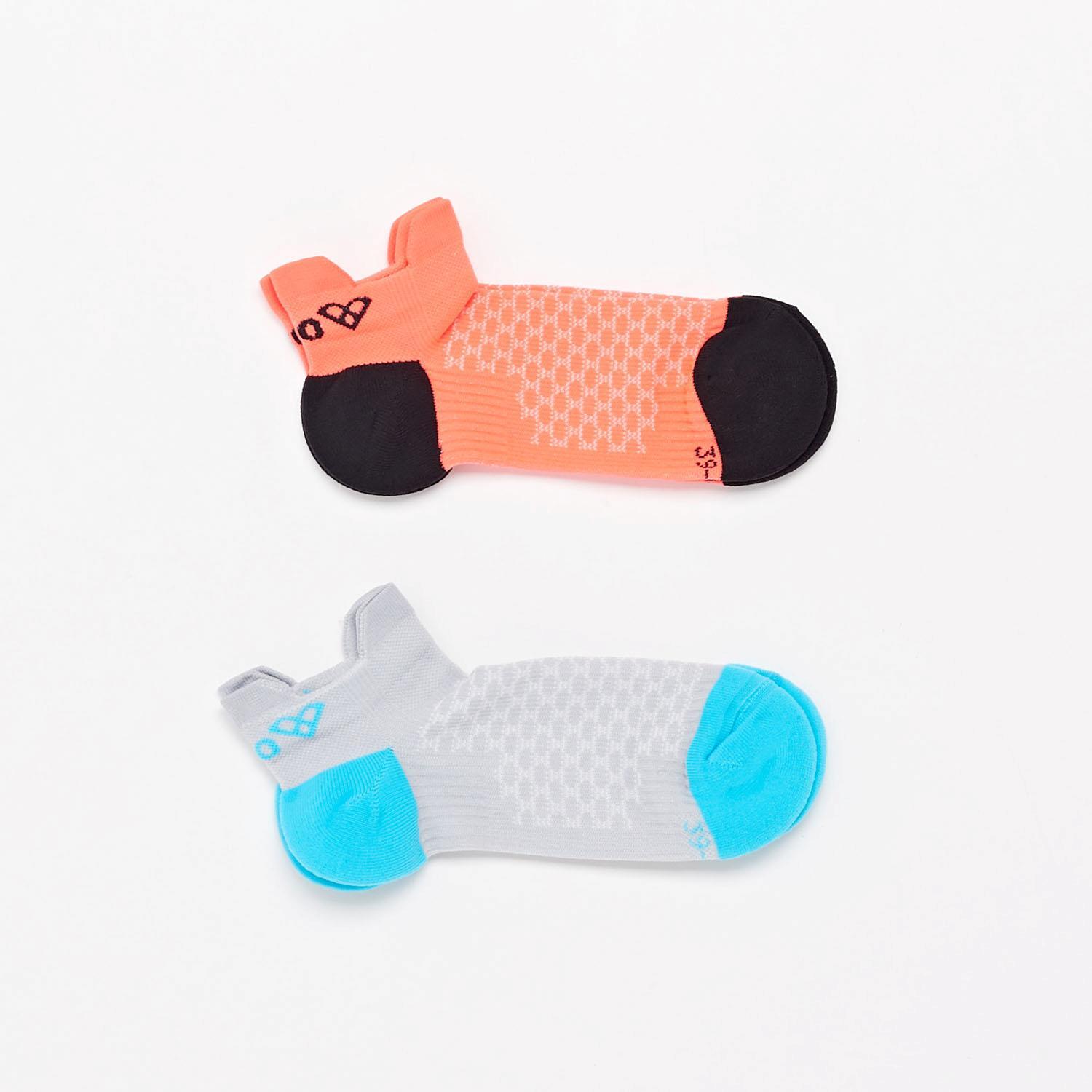 Calcetines Yoga Ilico - Coral - Calcetines mujer talla L