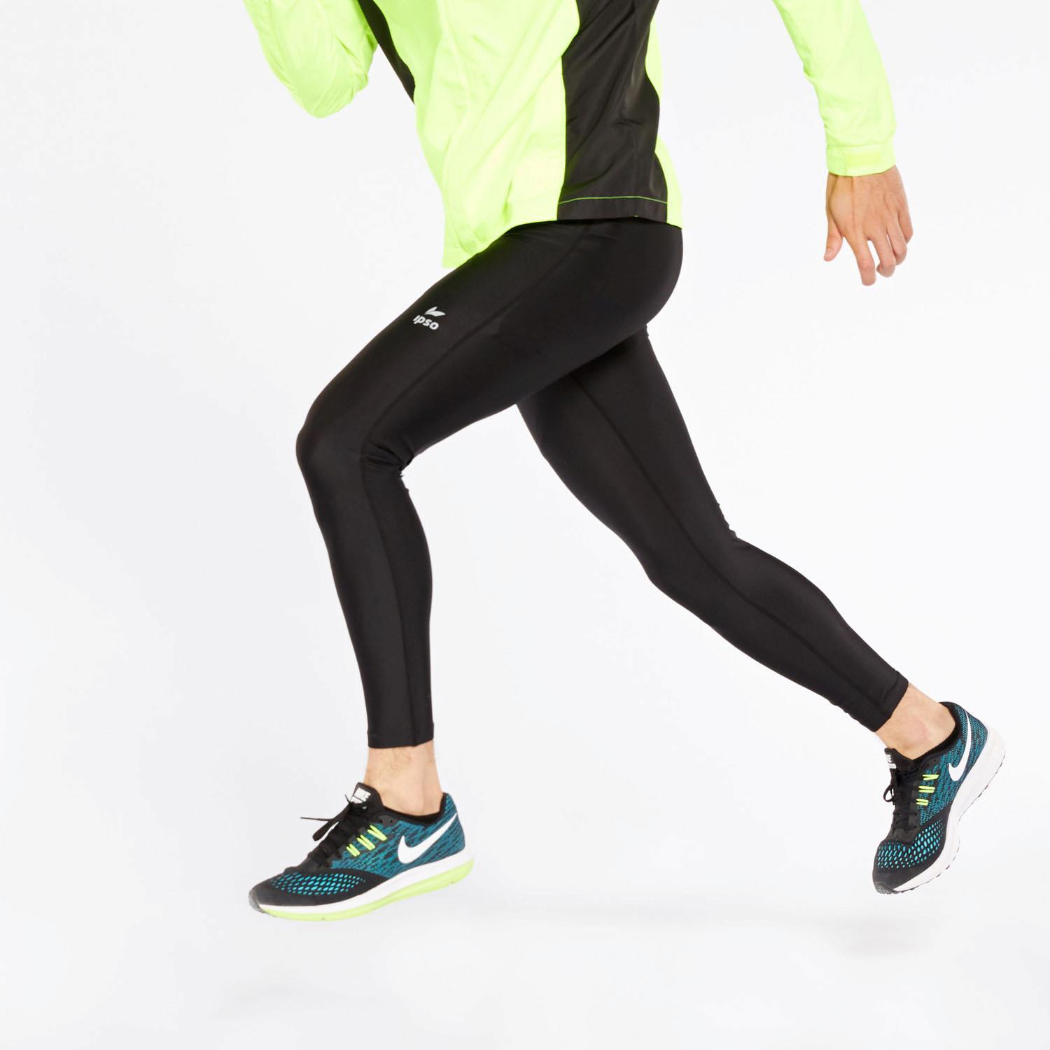 Malla Larga Running Ipso Basic - Negro - Mallas Hombre talla S