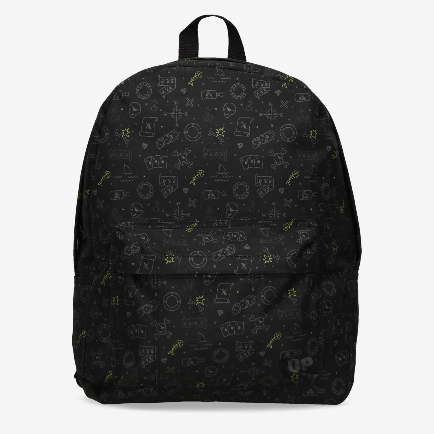 Mochila Up - Negro-Amarillo - Mochila Escolar talla T.U.