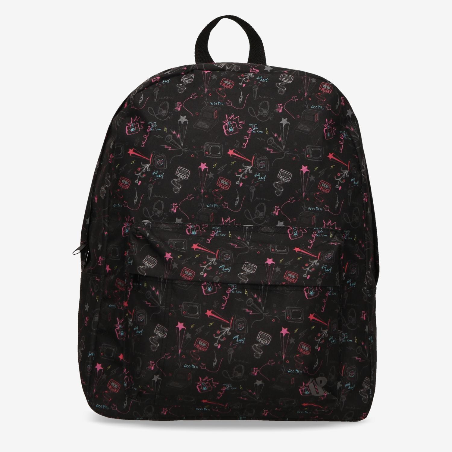 Mochila Up - Negro-Rosa - Mochila Escolar talla T.U.
