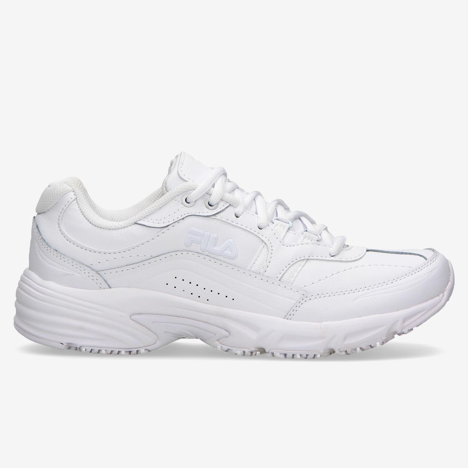 zapatillas fila botitas blancas