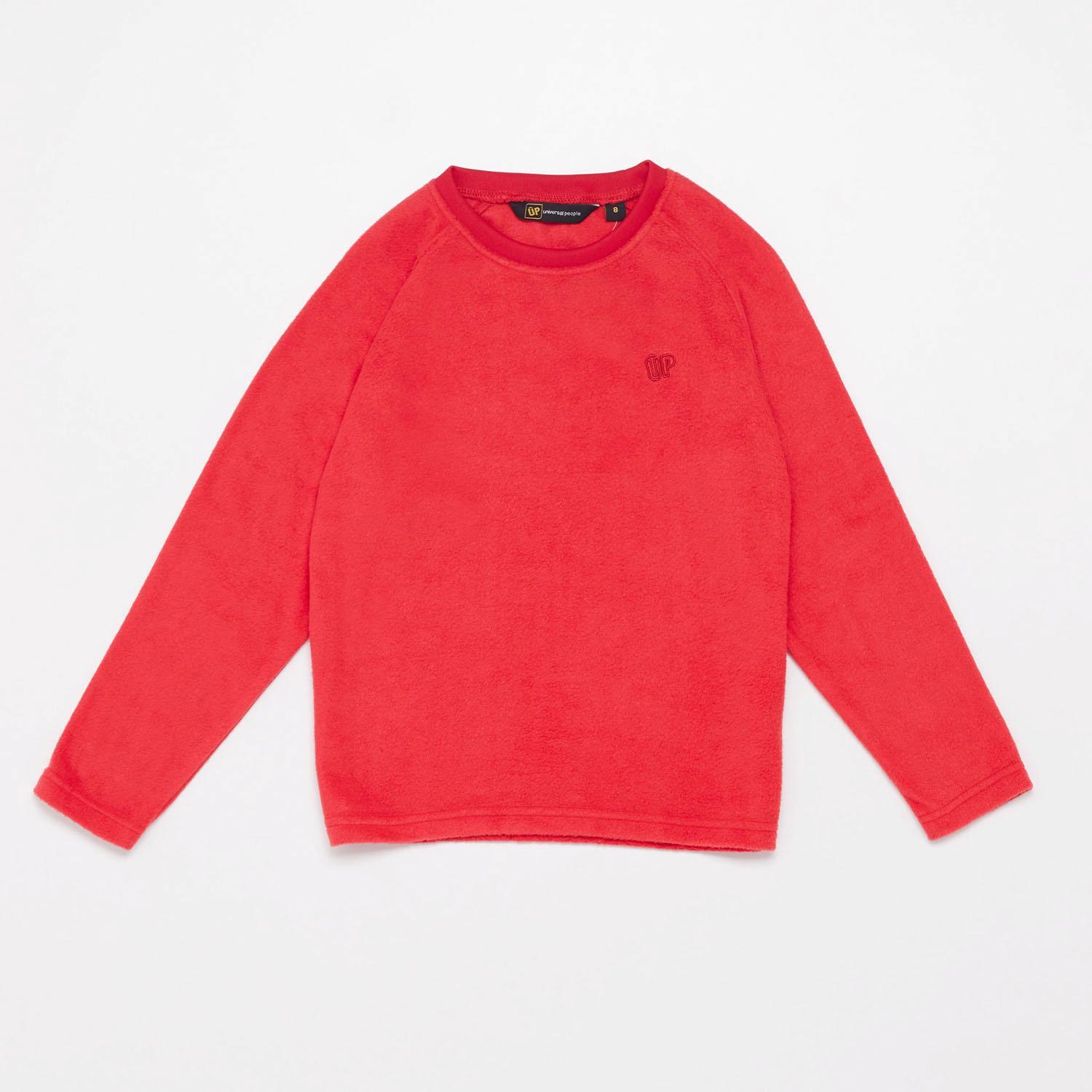 Sudadera Polar Up Basic - Azulón - Polar Niño talla 10