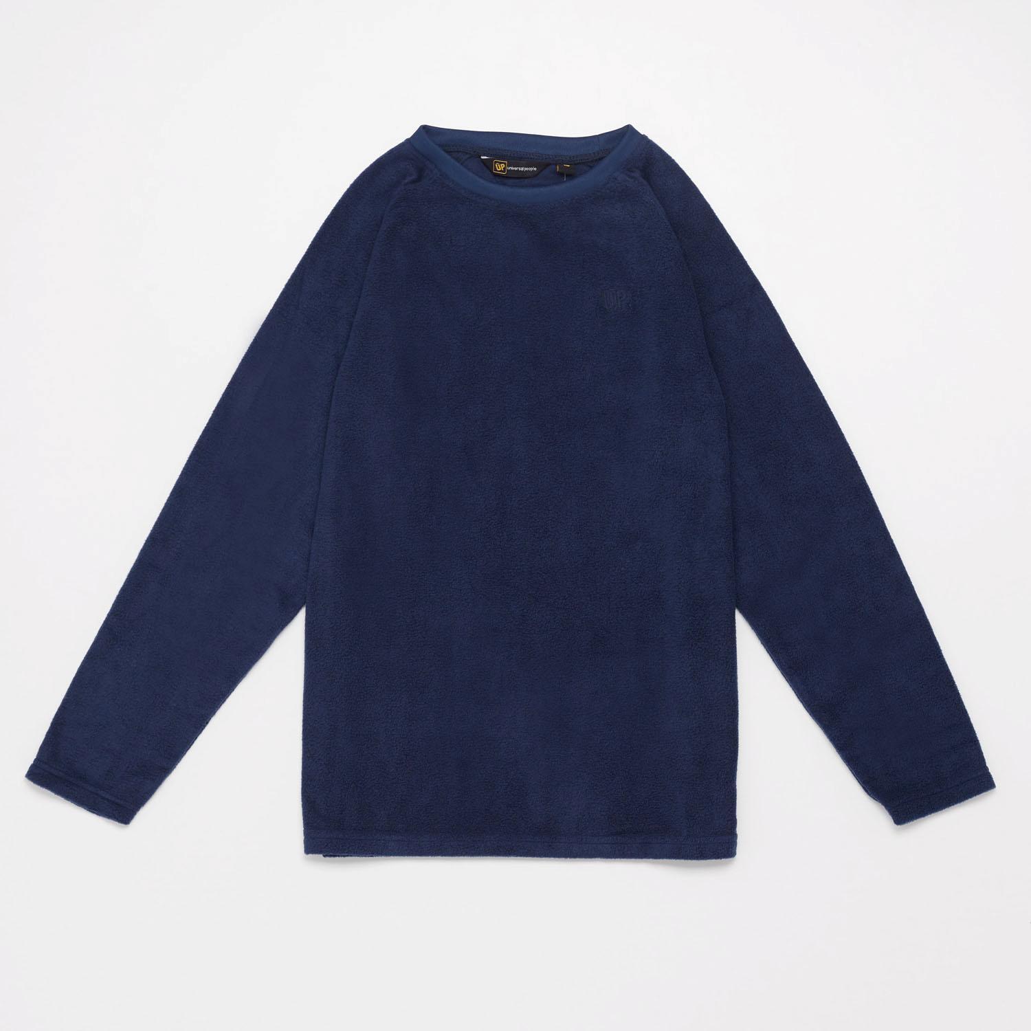 Sudadera Polar Up Basic - Marino - Polar Niño talla 10