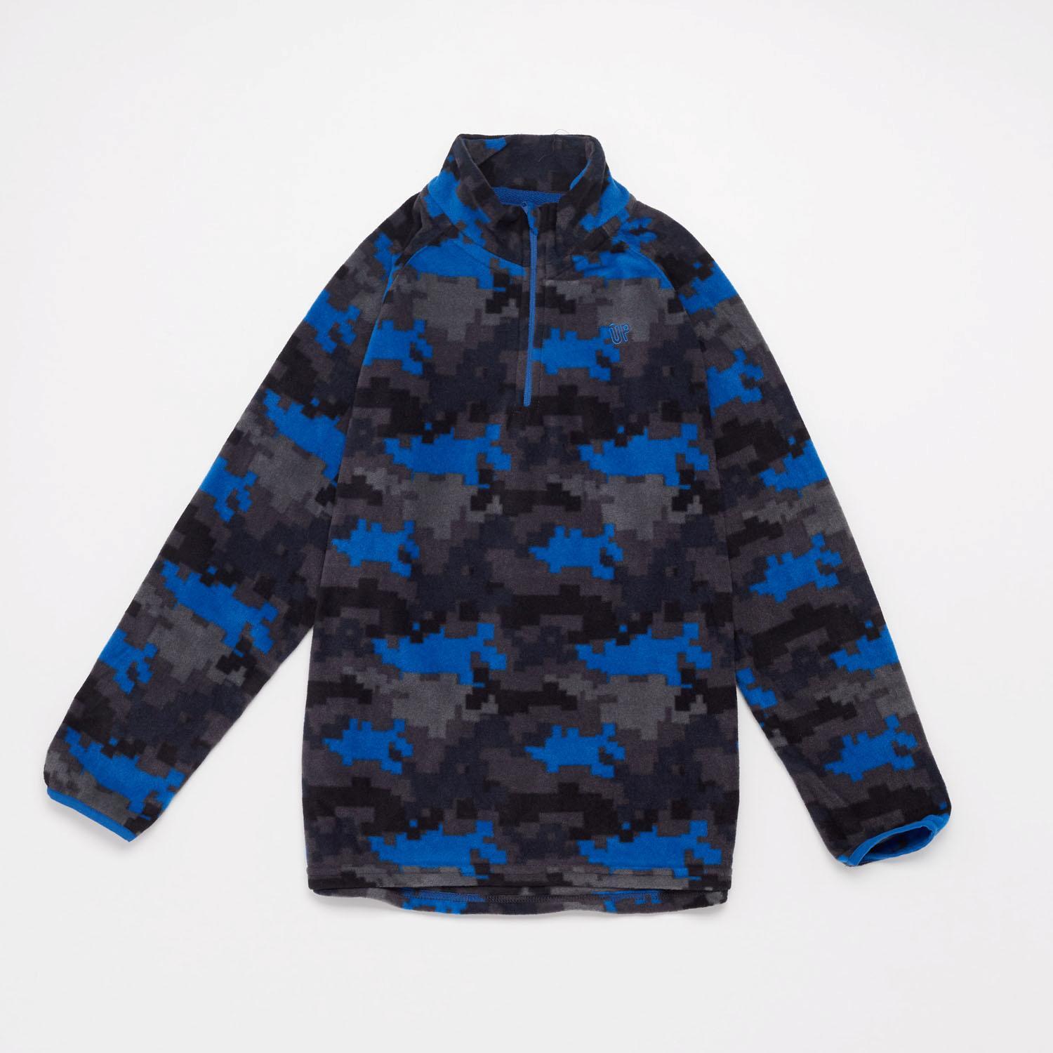 Forro Polar Cremallera Corta Up Basic - Estampado - Polar Niño talla 10