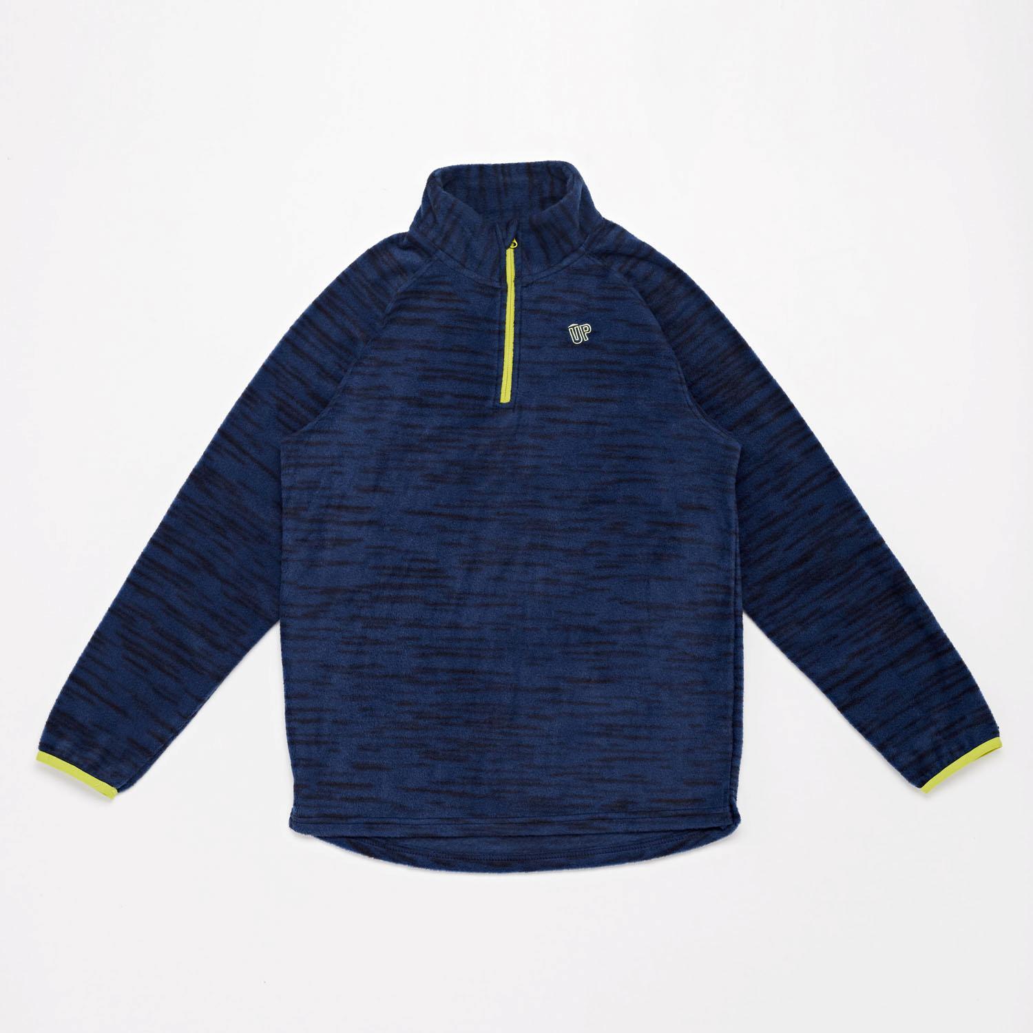Forro Polar Cremallera Corta Up Basic - Marino - Polar Niño talla 2