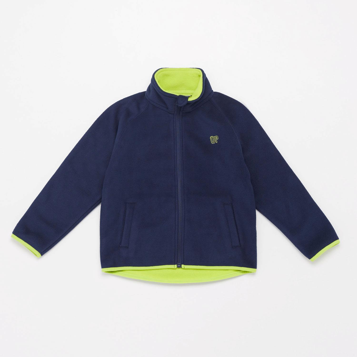 Forro Polar Cremallera Up Basic - Azul oscuro - Polar Niño talla 4