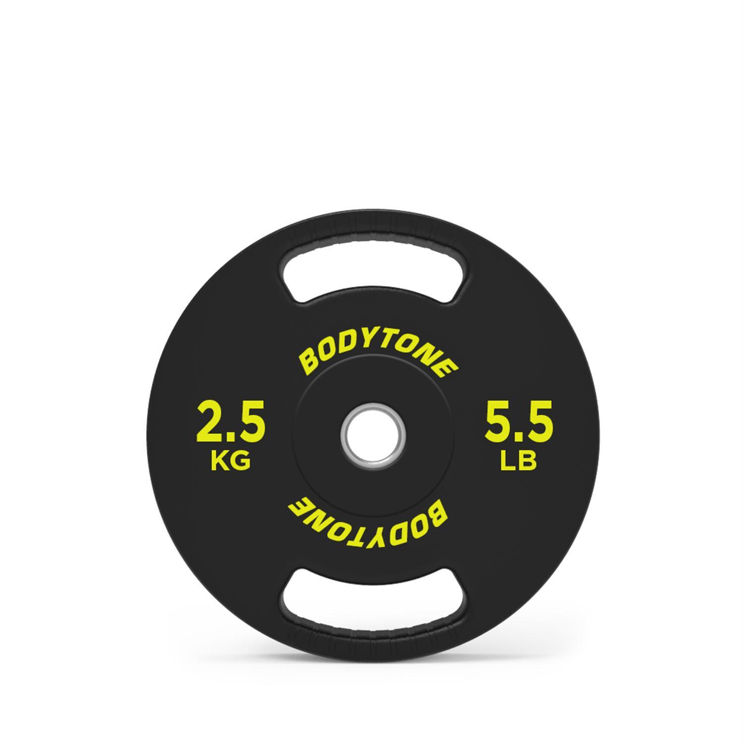 Disco Pesas 2,5kg Bodytone - Negro - Accesorios Musculación MKP talla T.U.