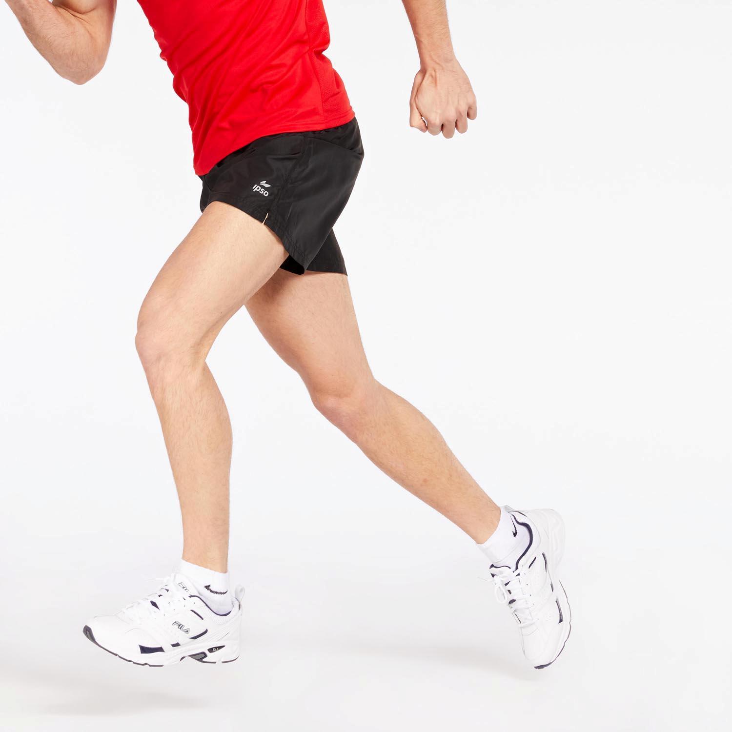 Short Running Ipso Basic - Noir - Short Homme sports taille L