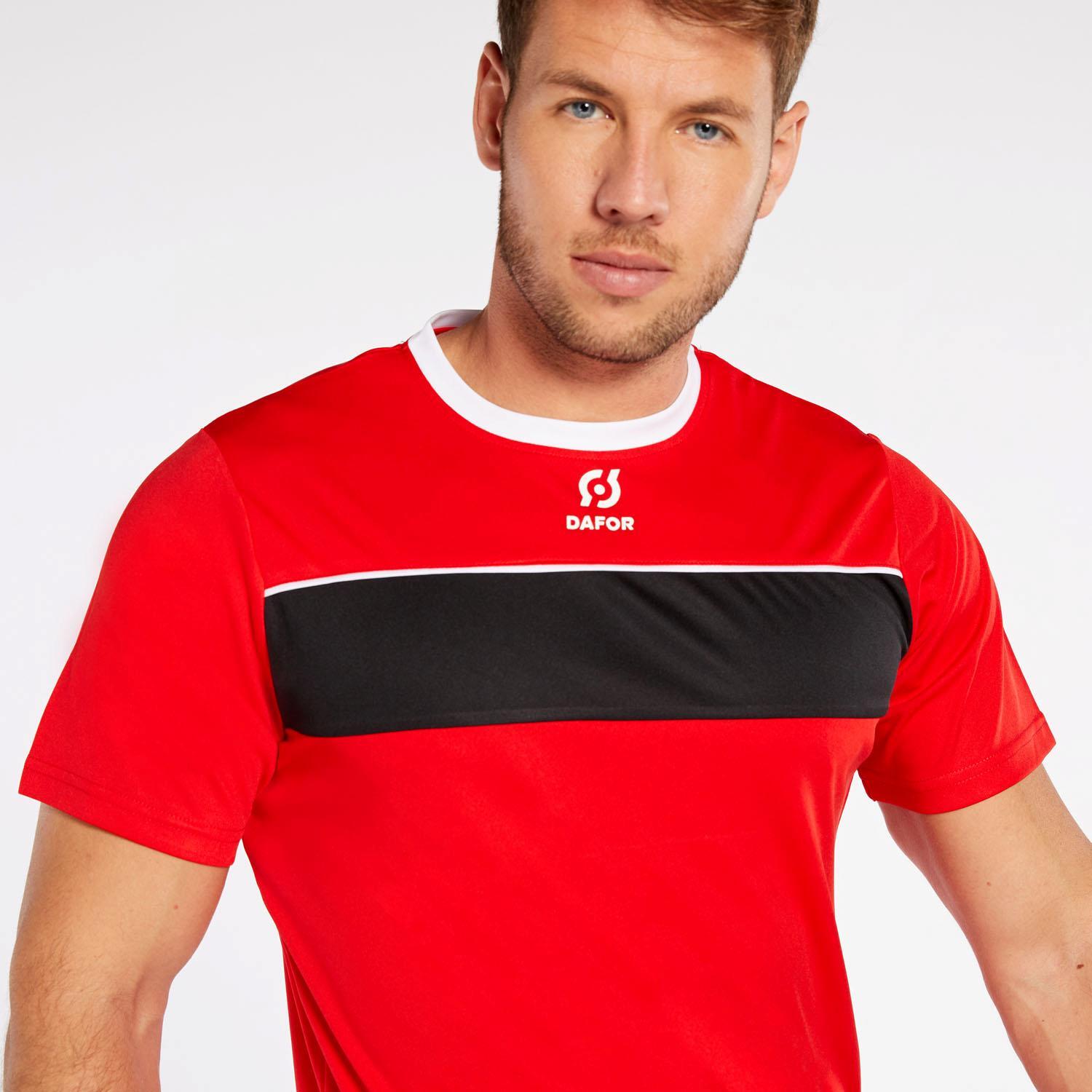 T-shirt Dafor Basic - Vermelho - T-shirt Futebol Homem | Sport Zone