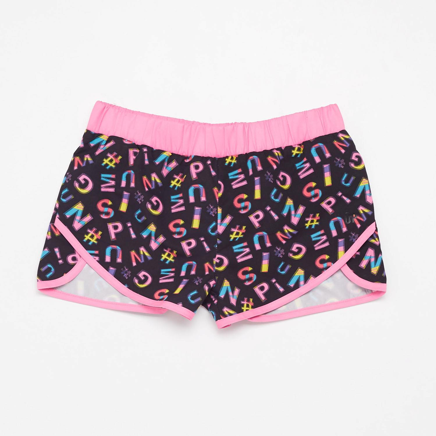 Pantalón Corto Up - Negro - Short Niña talla 10