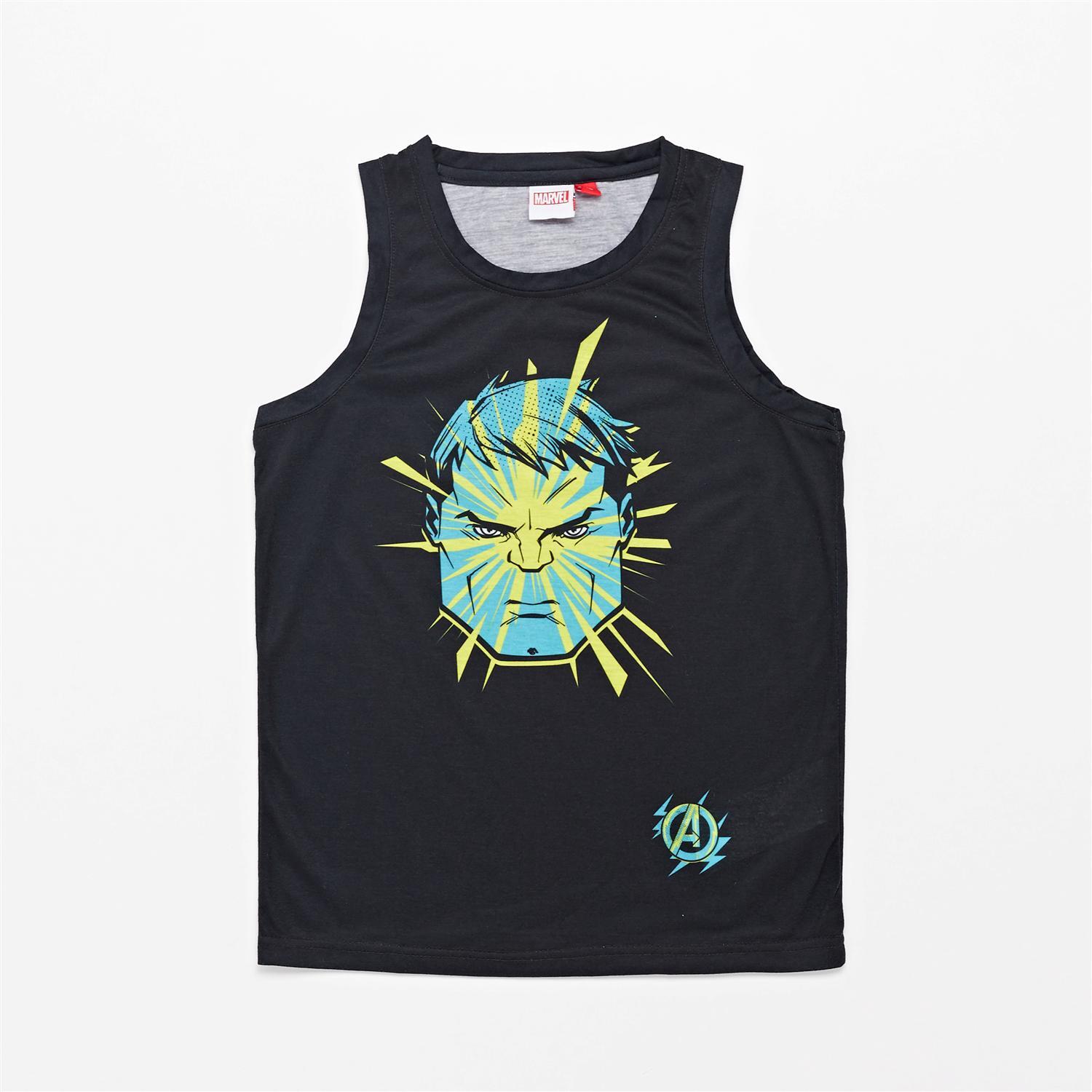 Camiseta Hulk - Negro - Camiseta Niño Marvel talla 10