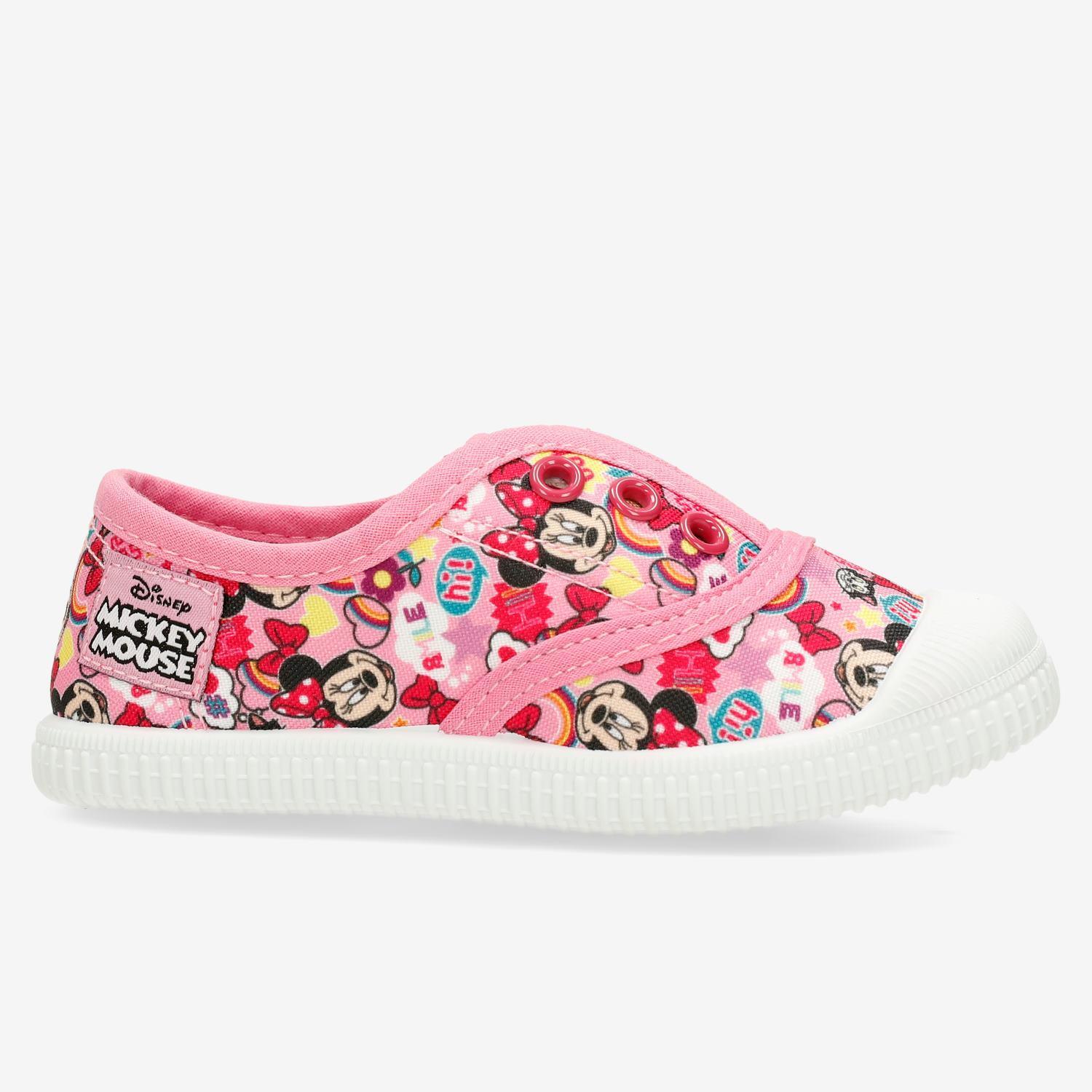 Zapatillas Lona Minnie Mouse - Rosa - Zapatillas Lona Niña talla 22