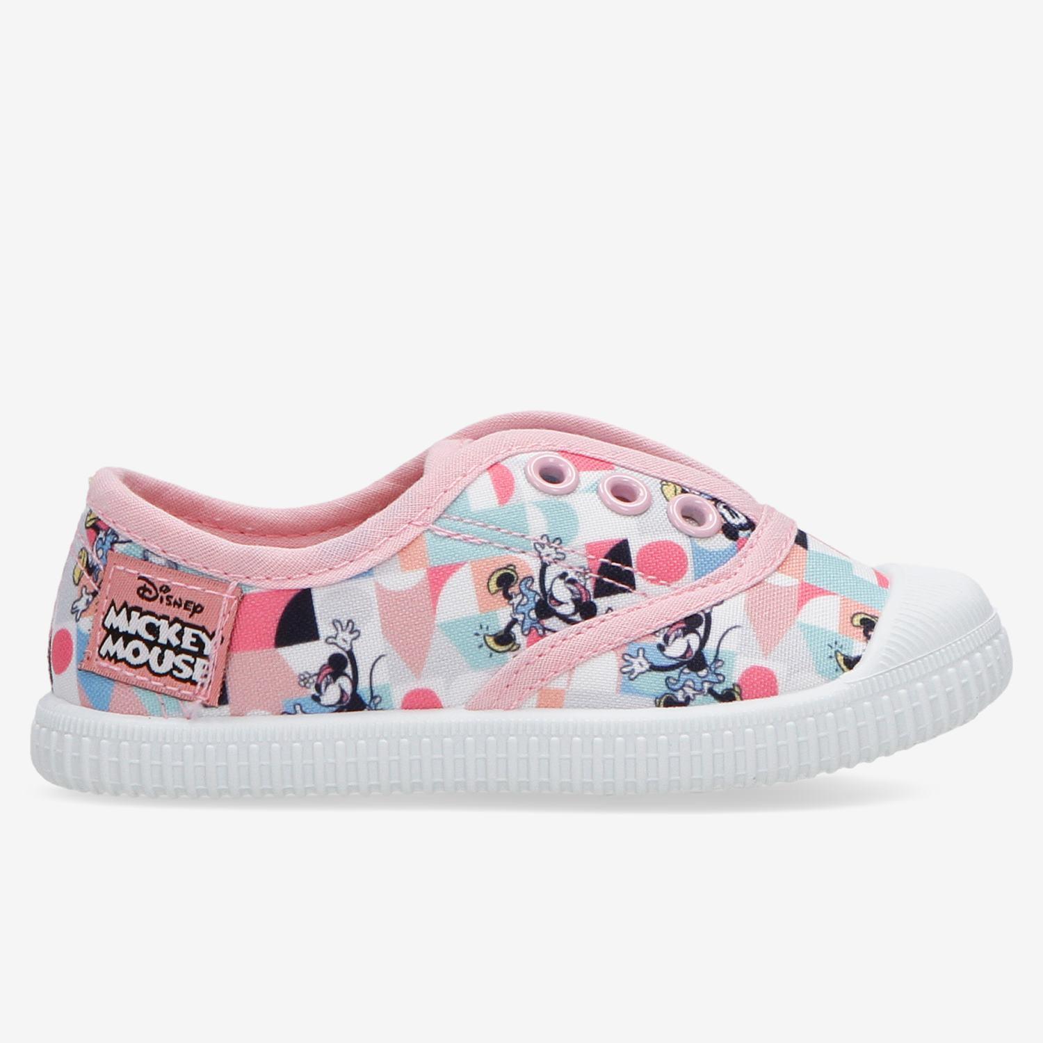 Zapatillas Lona Mickey - Coral - Zapatillas Lona Niña talla 22