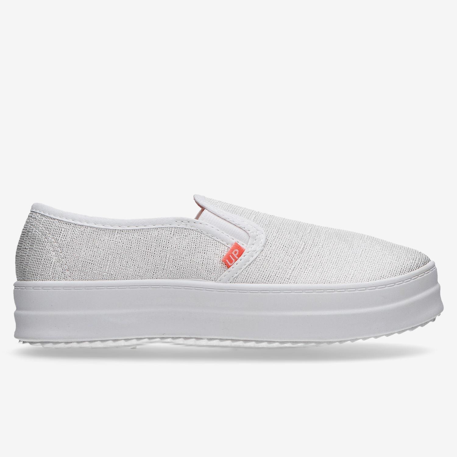 Up Croco - Blanco - Zapatillas Lona Mujer talla 36