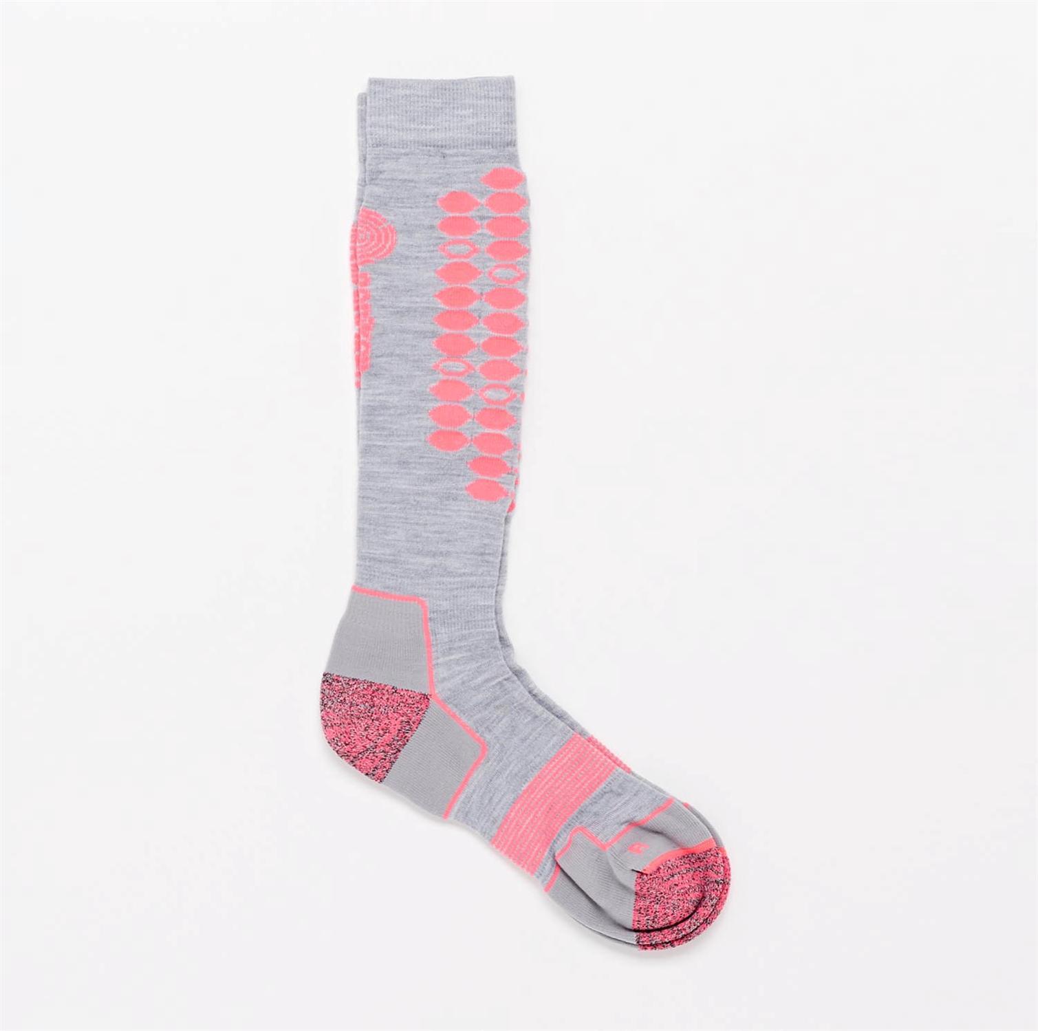Calcetín Nieve Boriken - Gris - Calcetín Lana Mujer talla M
