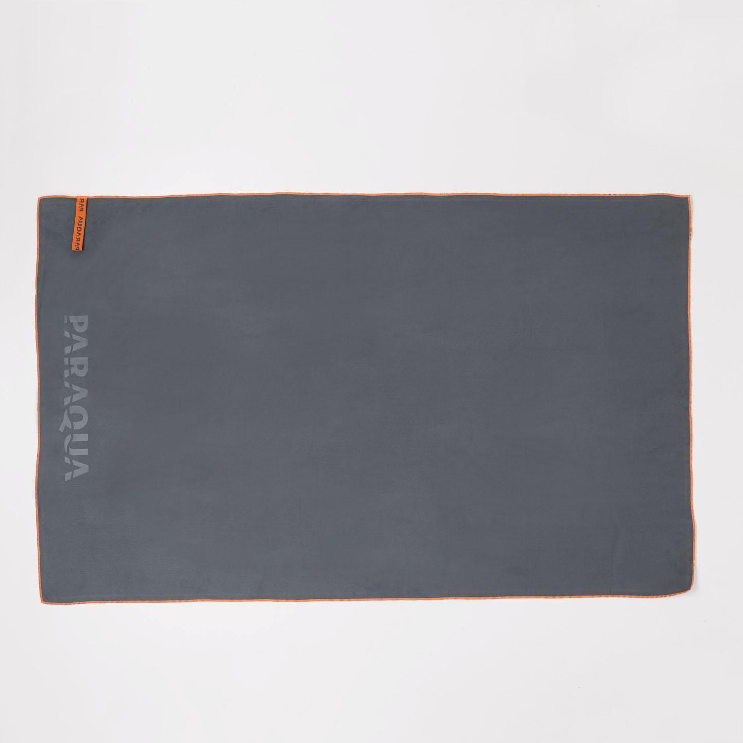 Toalla Microfibra Paraqua - Gris - Natación talla T.U.