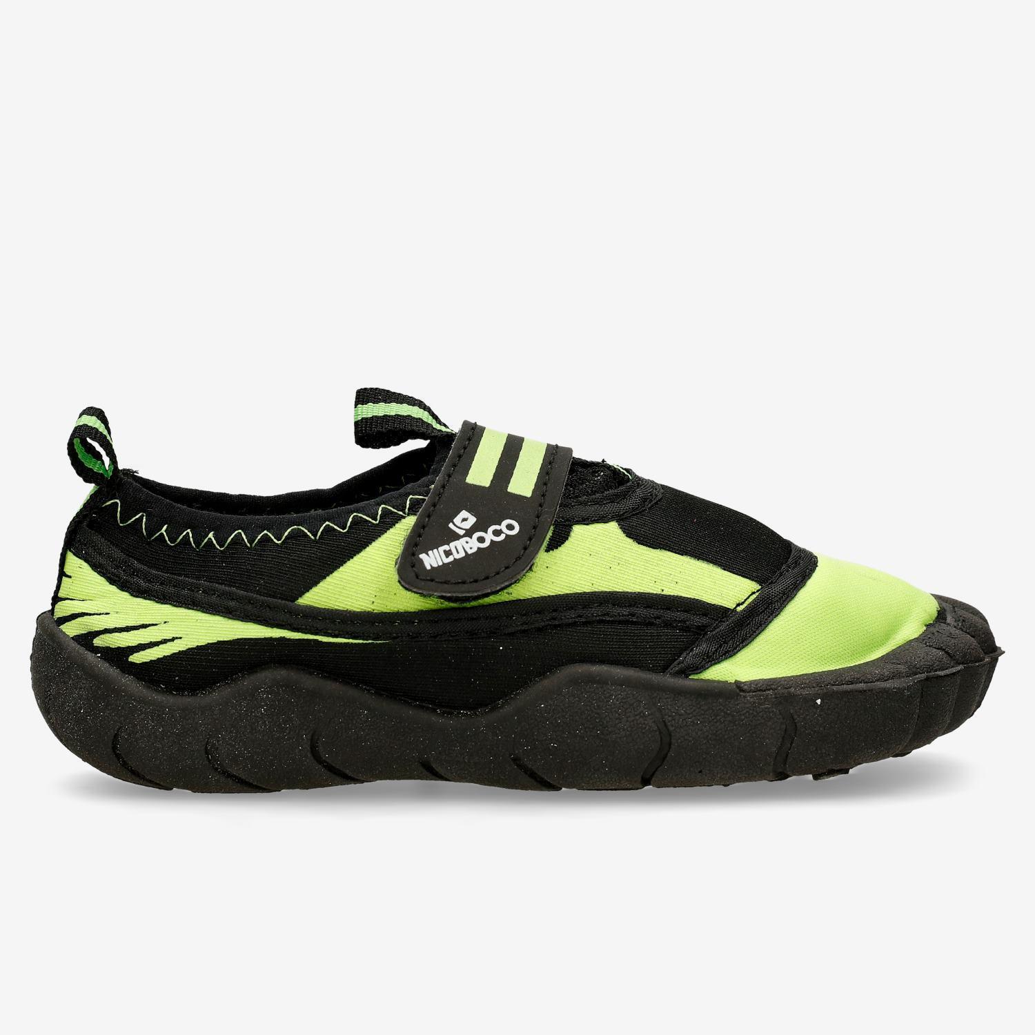 Nicoboco Splash - Negro - Escarpines Niños talla 22