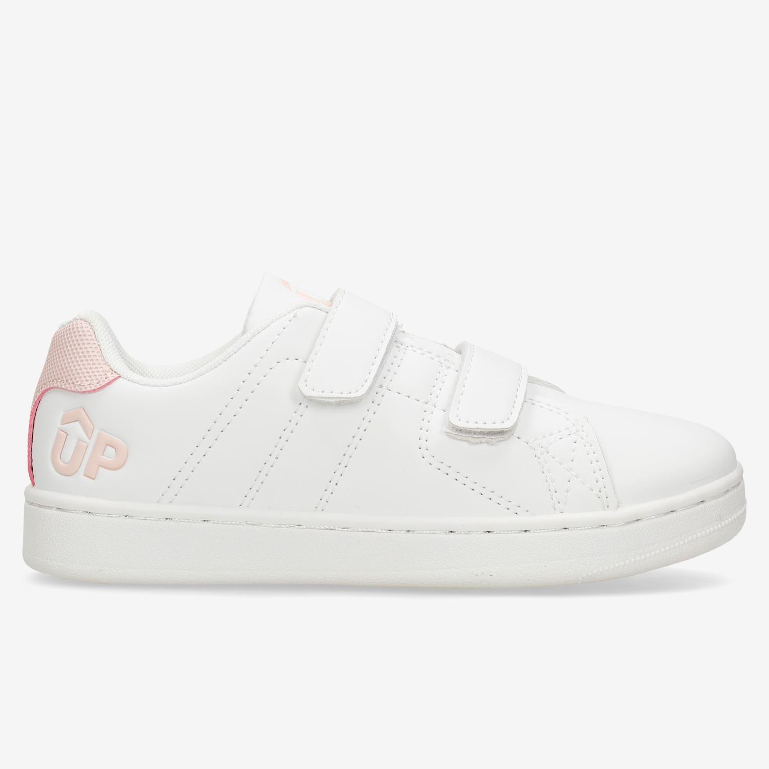 Zapatillas Up Arena Blanco-Rosa Zapatillas Velcro Niña talla 28