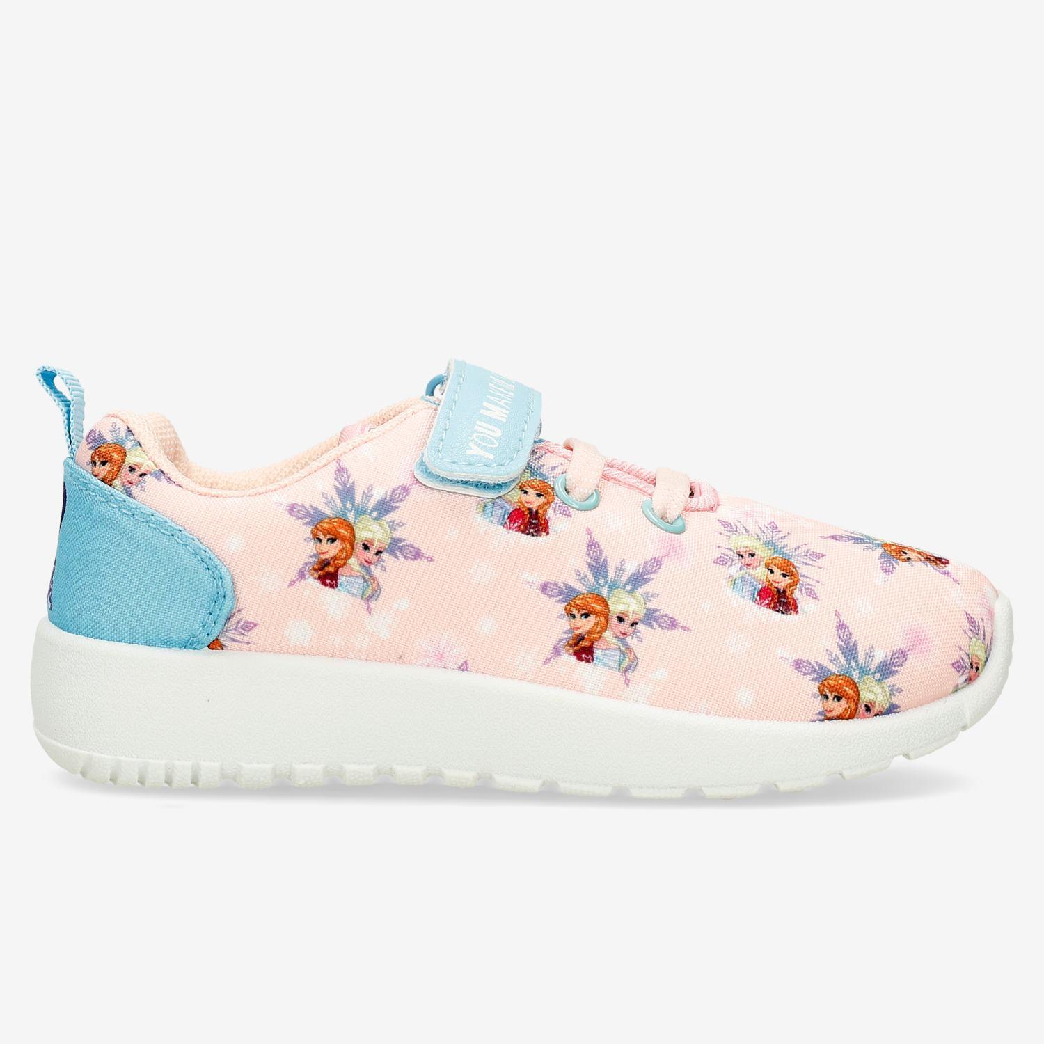 Zapatillas Princesa Elsa Rosa Zapatillas Velcro Niña talla 22