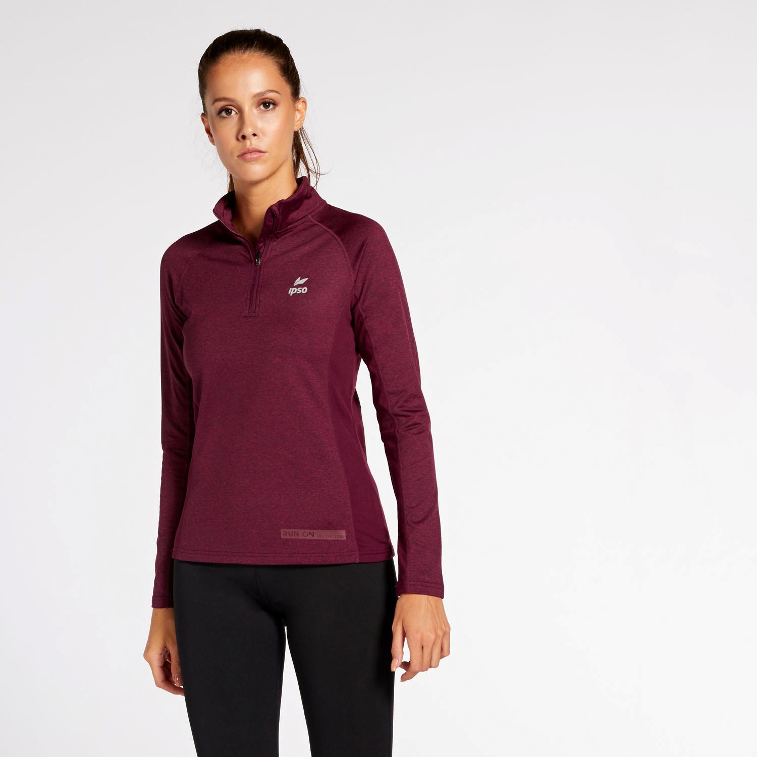 Sudadera Ipso Combi 1 Vino Sudadera Térmica Mujer talla S