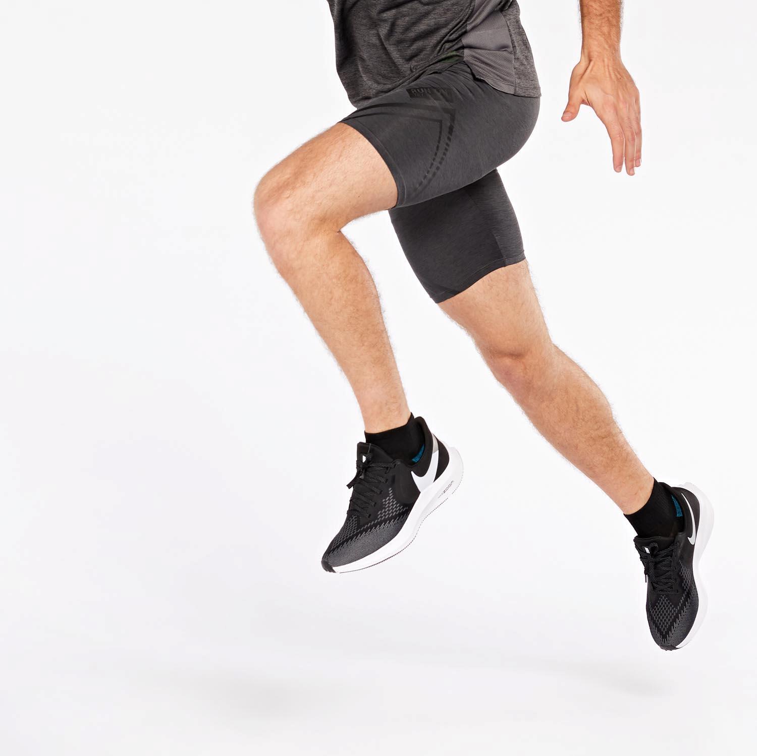 Malla Running Ipso Combi 1 - Gris - Malla Corta Hombre talla M