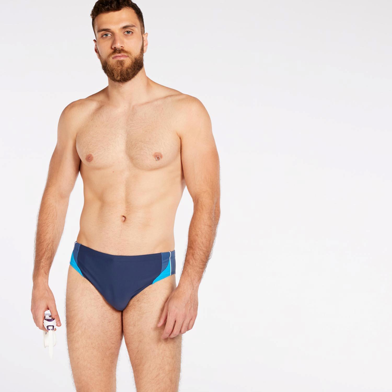 Slip Natación Ankor - Marino - Bañador Hombre talla S