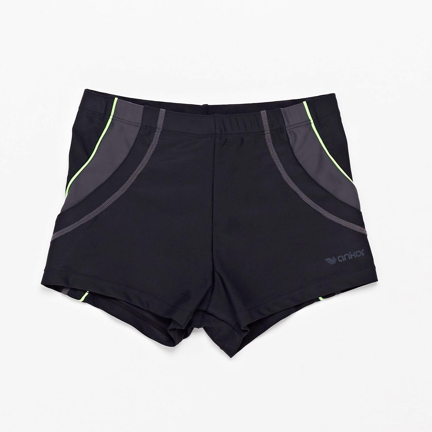 Bóxer Natación Ankor - Negro - Bañador Niño talla 10