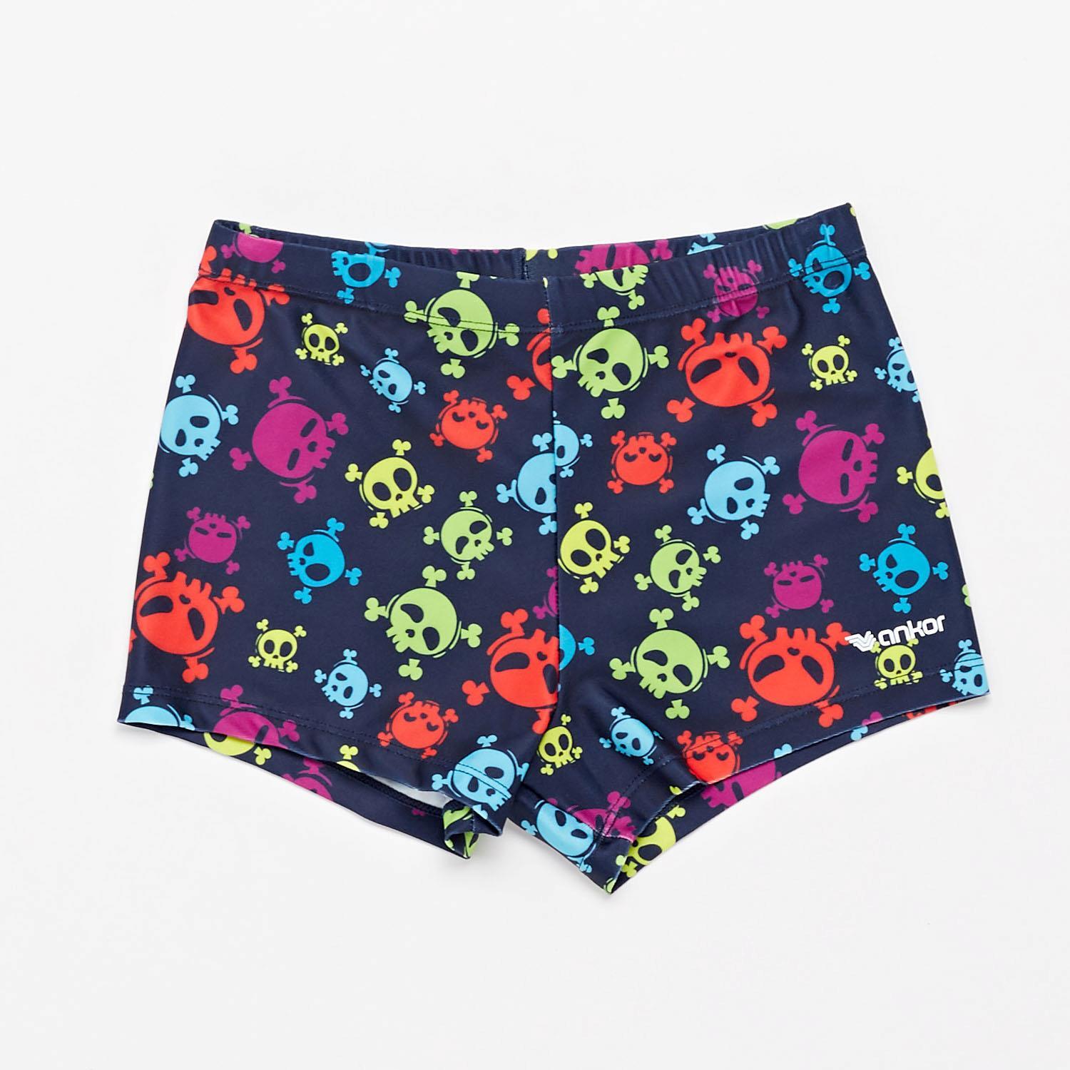 Bóxer Natación Ankor - Marino - Bañador Niño talla 10