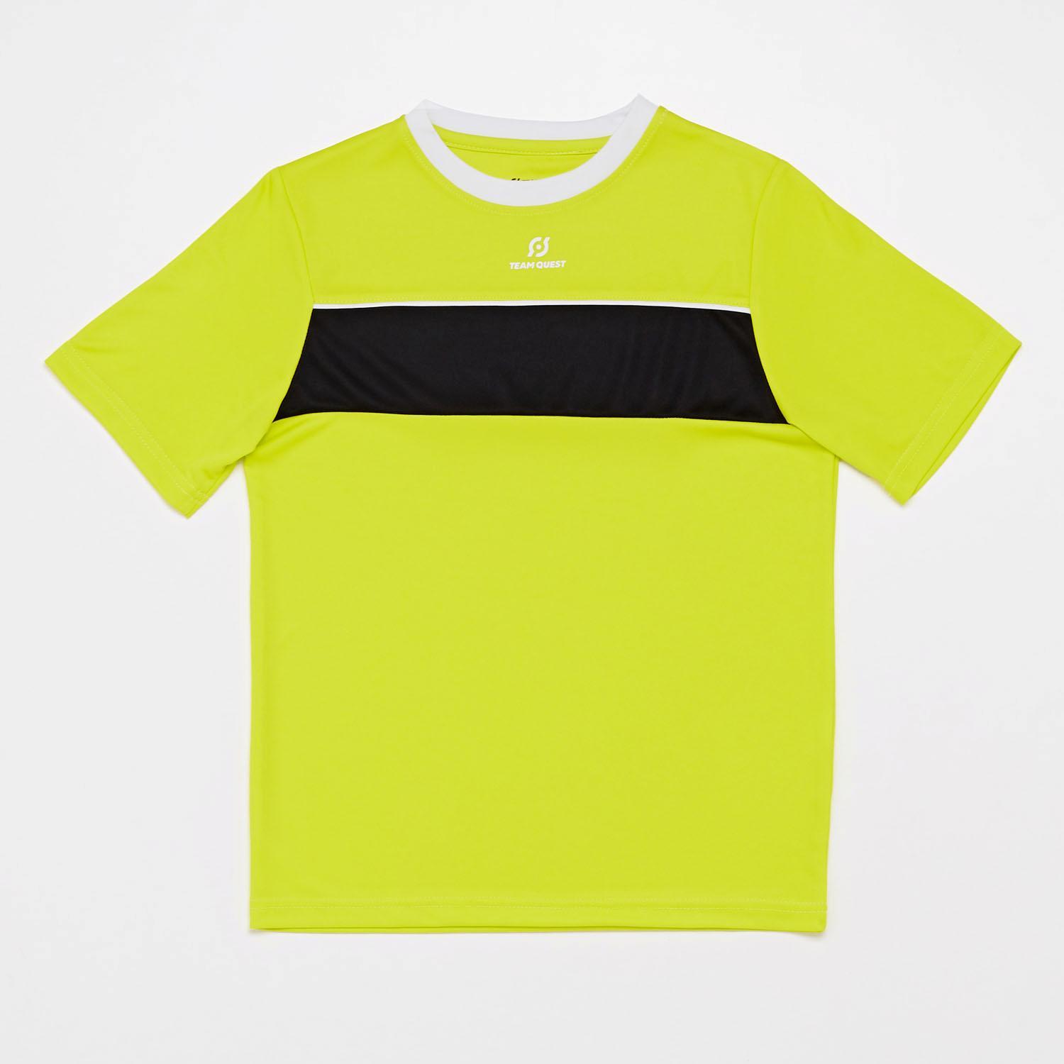 Camiseta Fútbol Team Quest - Amarillo - Camiseta Niño talla 8