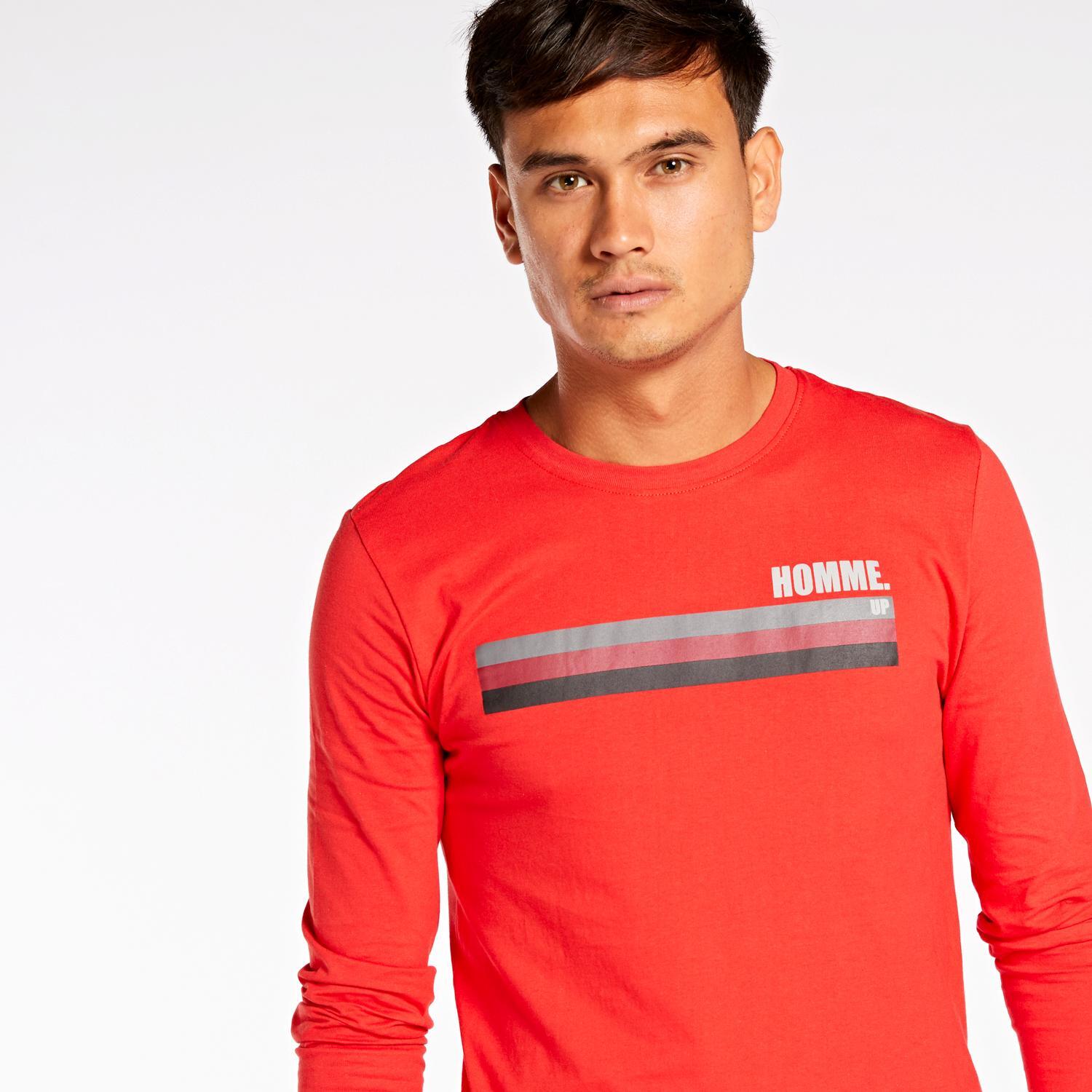 Camiseta Up Stamps - Rojo - Camiseta Hombre talla M