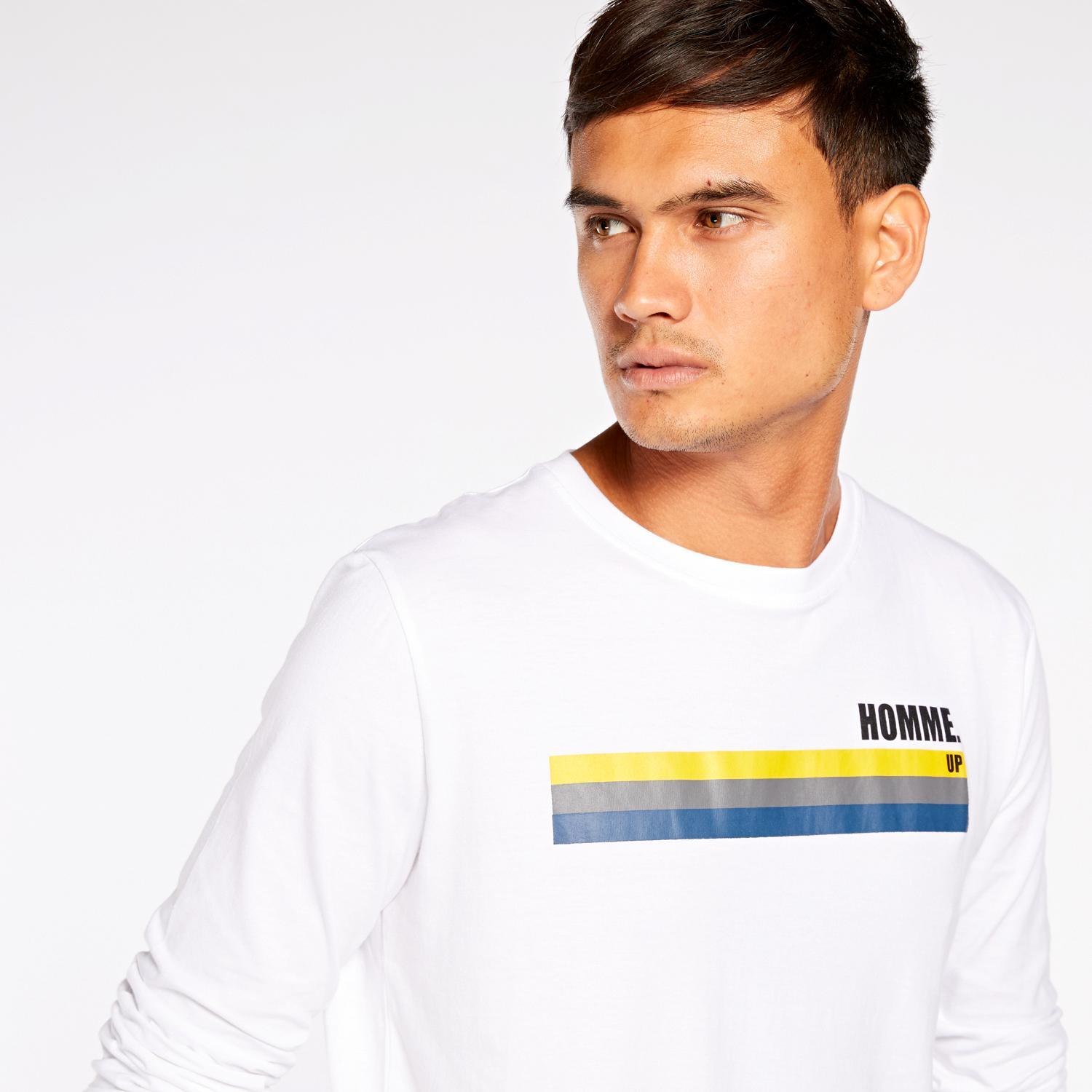 Camiseta Up Stamps - Blanco - Camiseta Hombre talla S