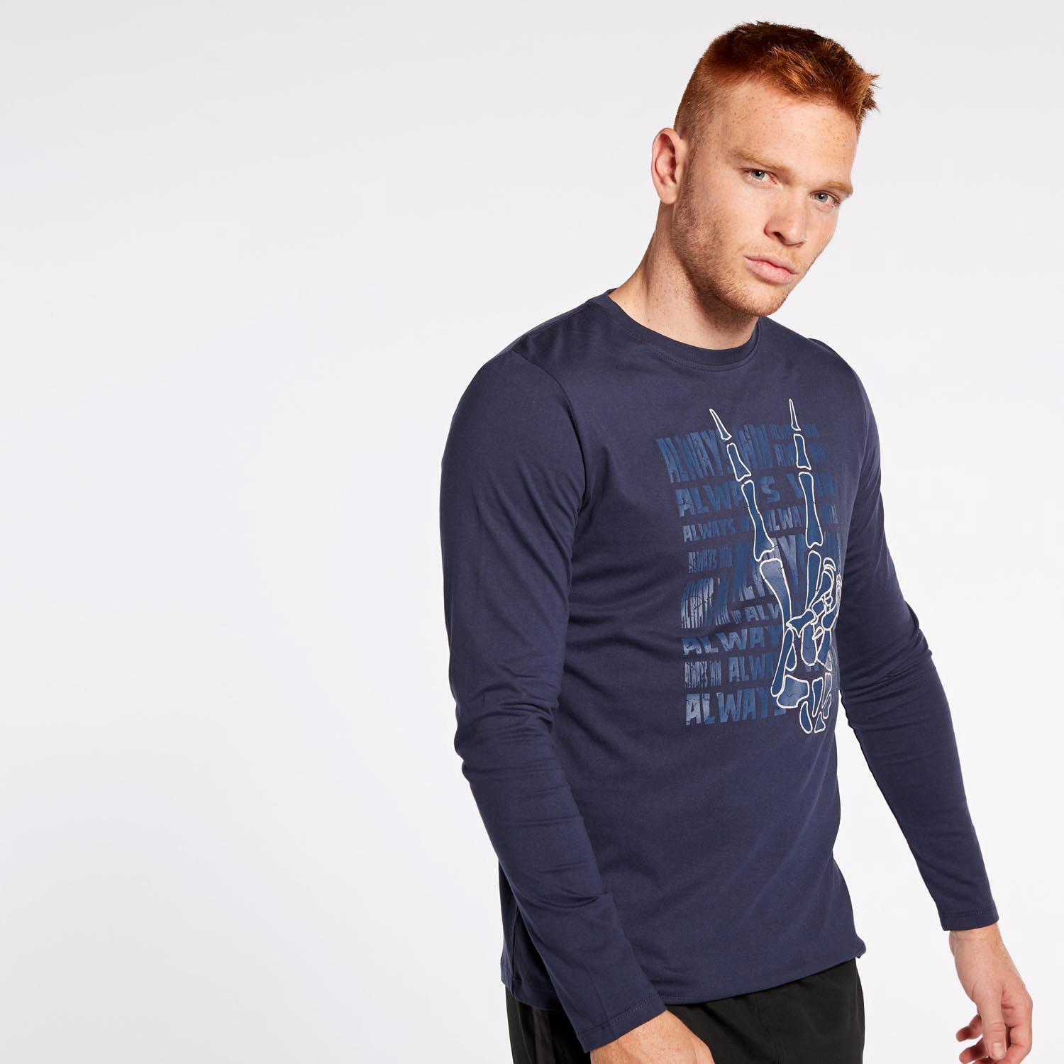Camiseta Up Stamps - Marino - Camiseta Hombre talla S