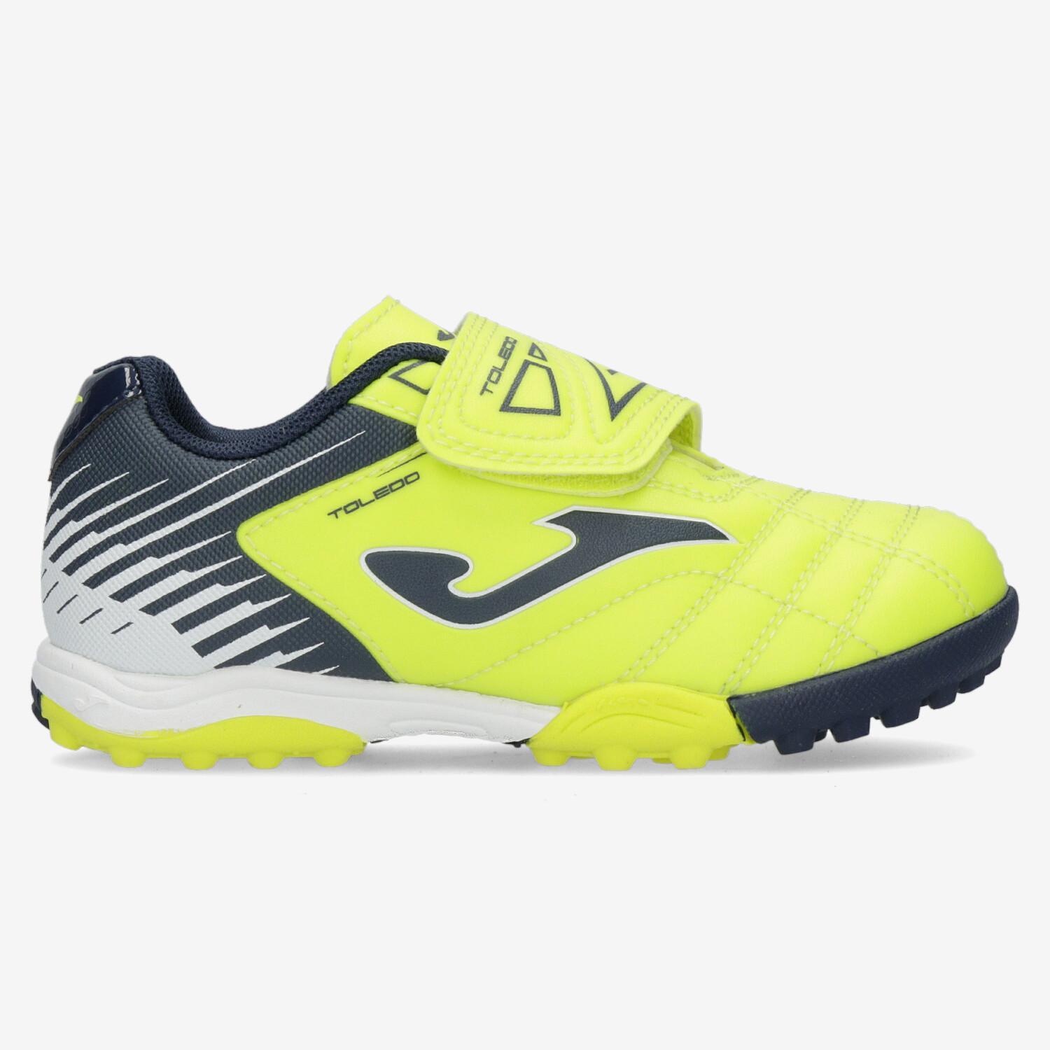 Joma Toledo Turf Amarillo Botas Fútbol Niño talla 28