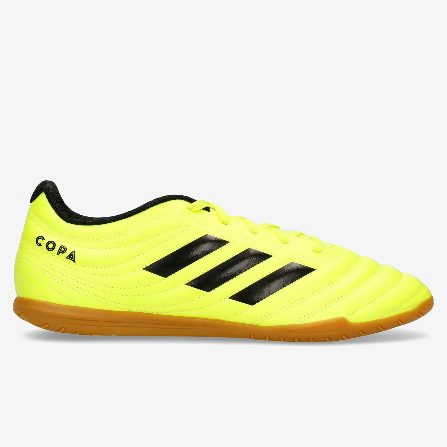 ADIDAS Copa 19.4 - amarelo - sapatilhas futsal tamanho 42.5
