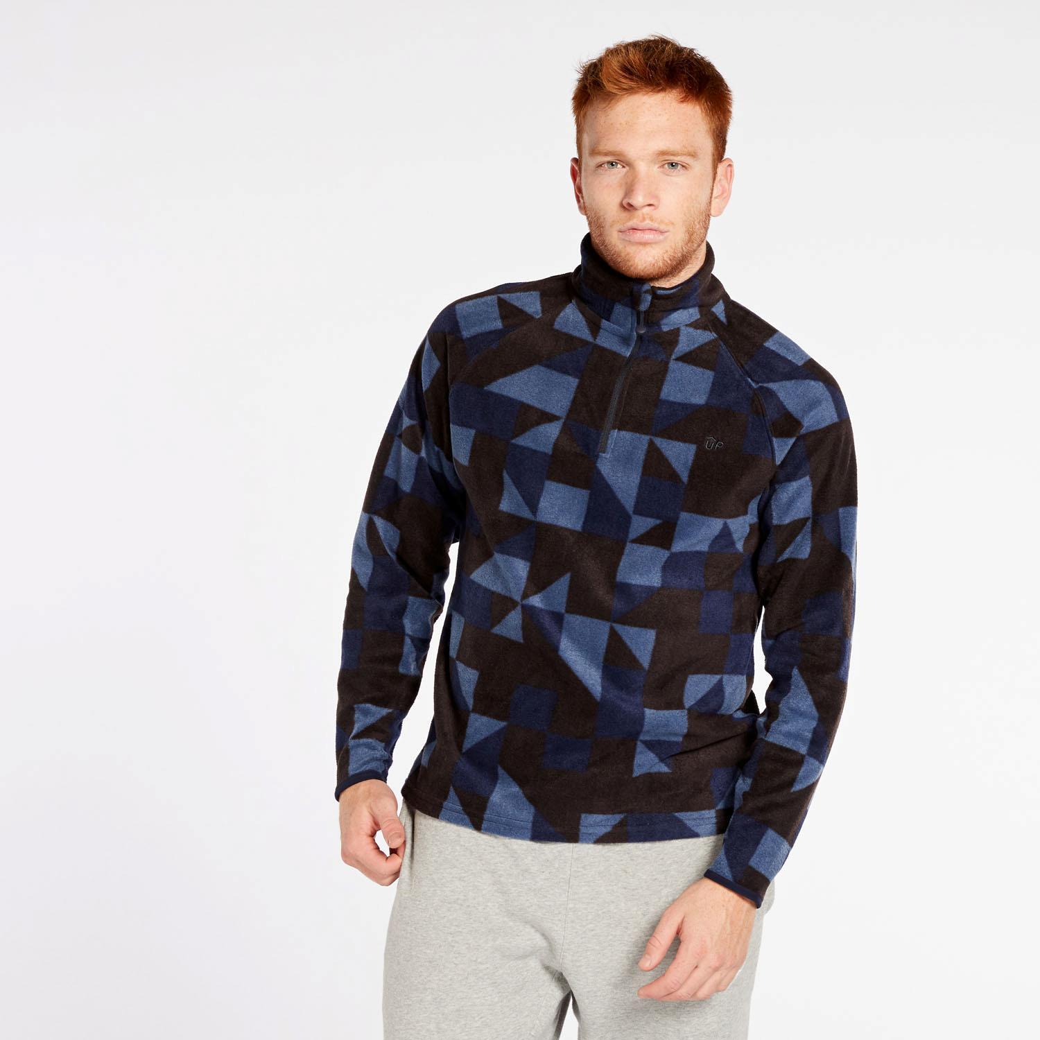 Forro Polar Cuello Zip Up - Marino - Forro Hombre talla M