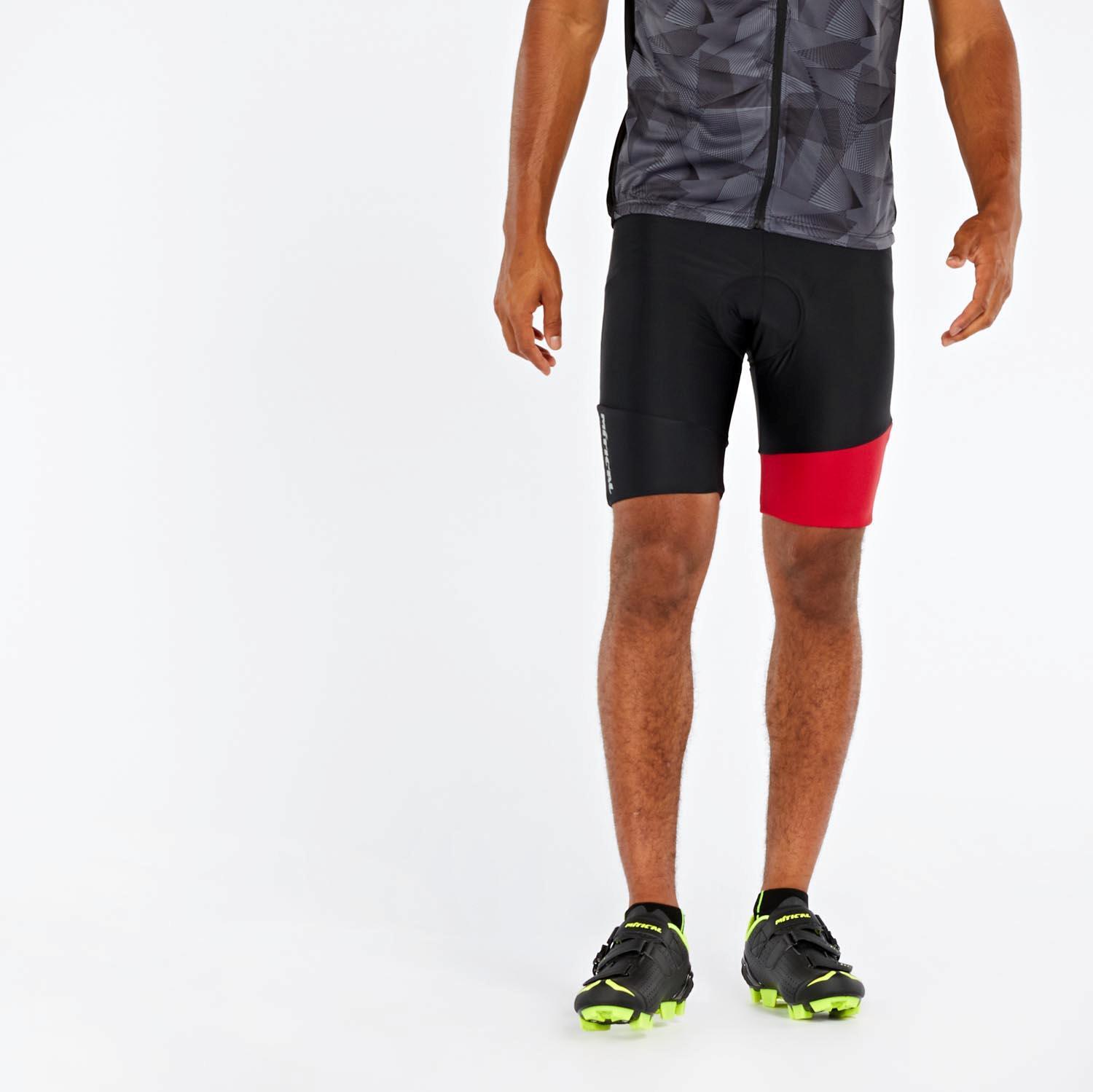Culotte Ciclismo Mitical Plata - Negro - Culotte Corto Hombre talla S