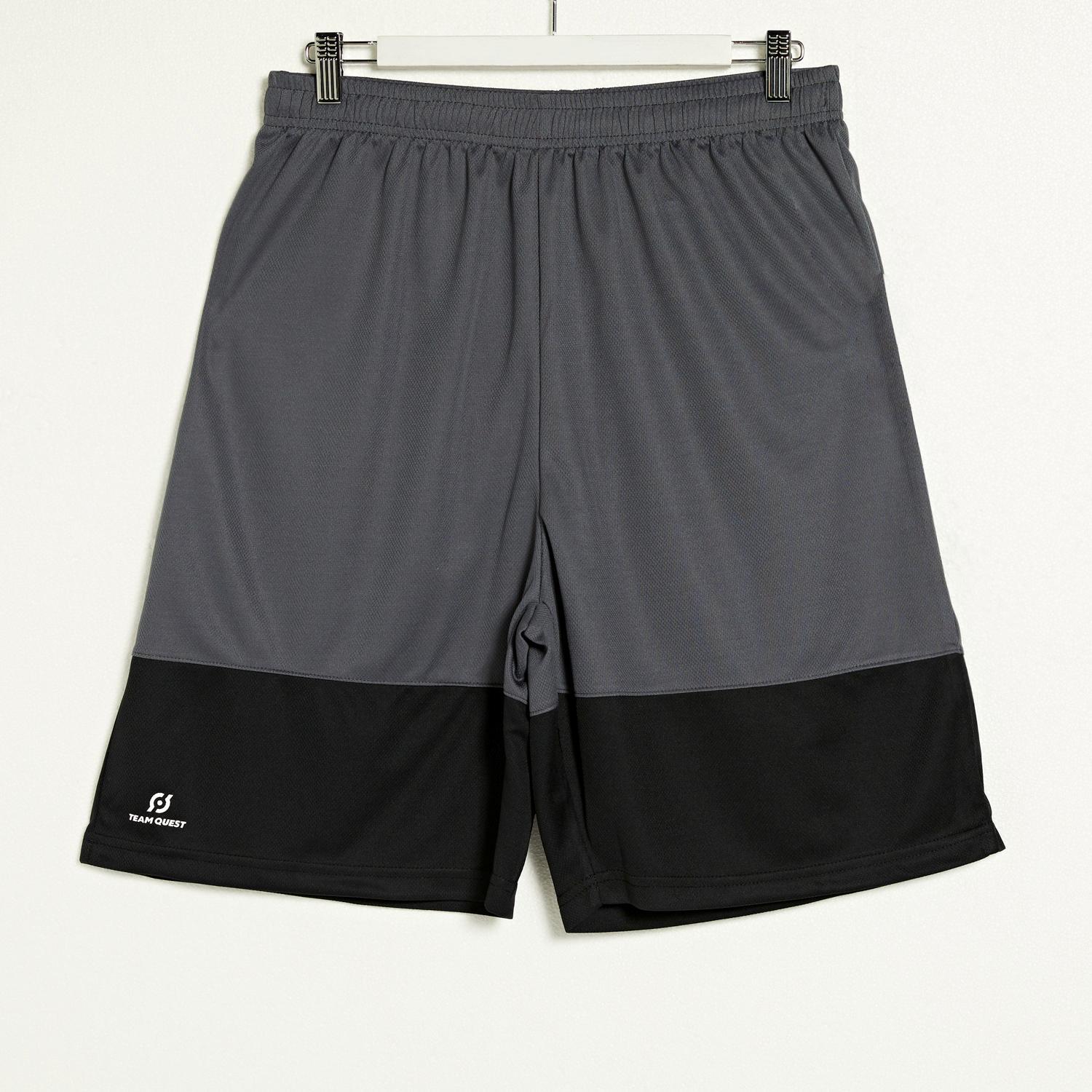 Pantalón Baloncesto Team Quest - Gris - Pantalón Corto Hombre talla M