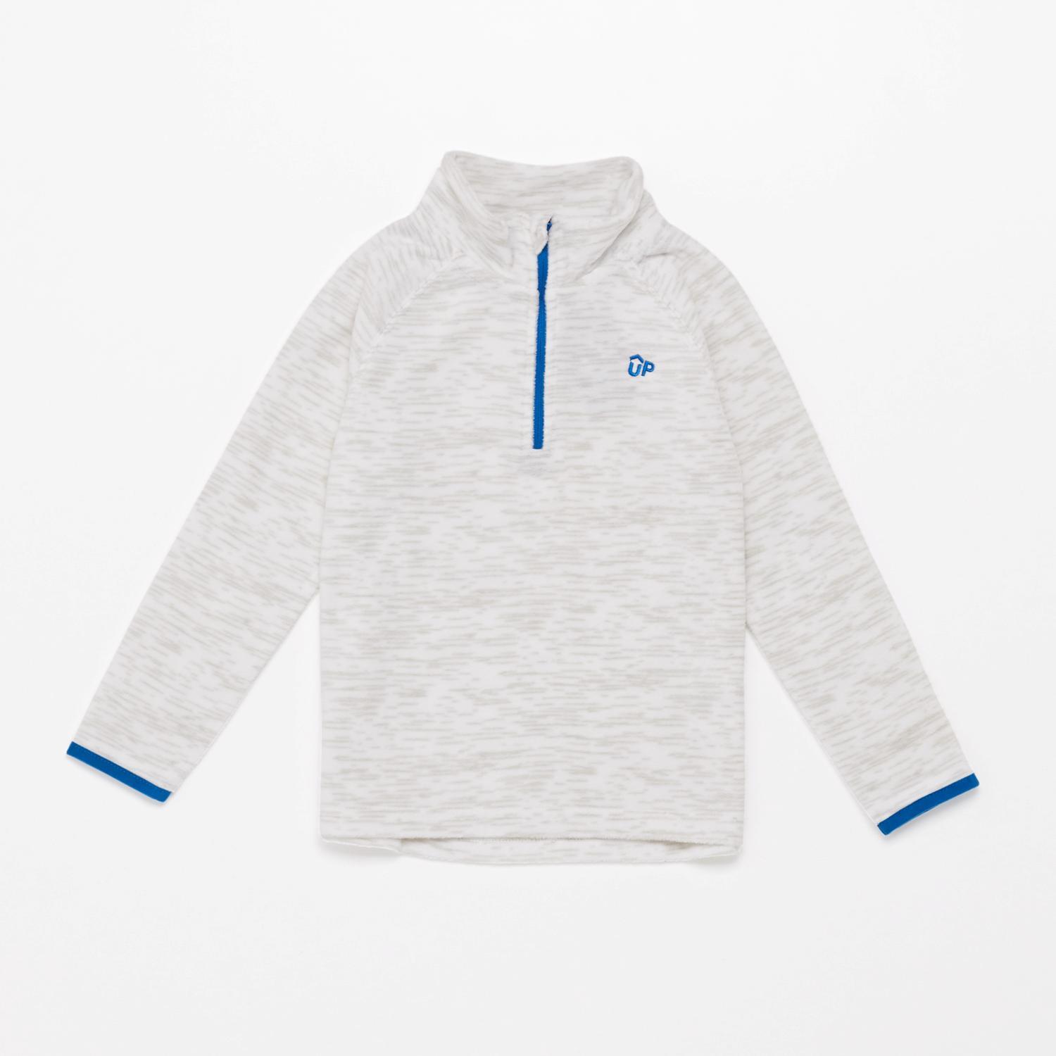Forro Polar Cuello Zip Up - Blanco - Forro Chico talla 12