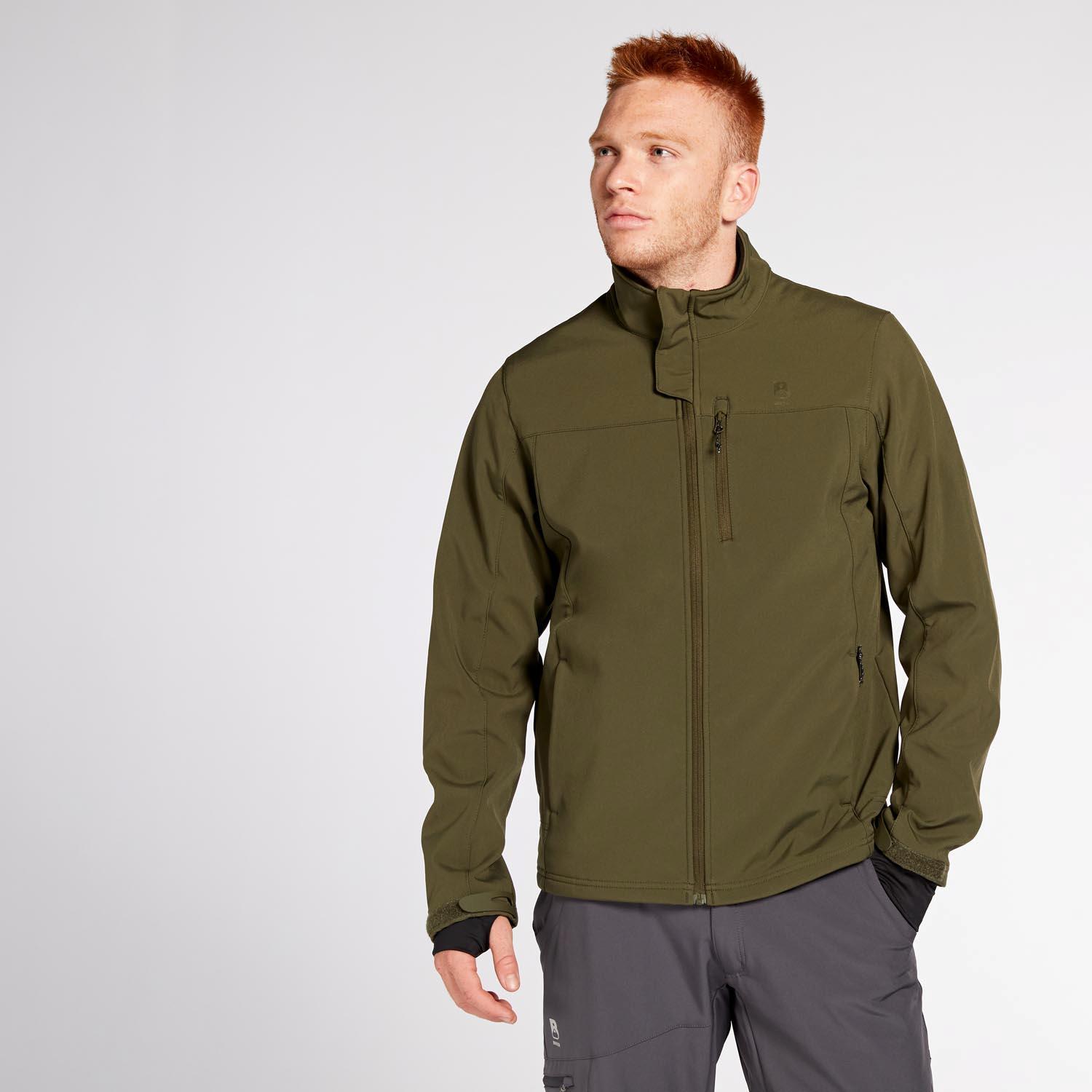 Softshell Montaña Boriken Kaki Softshell Hombre talla L