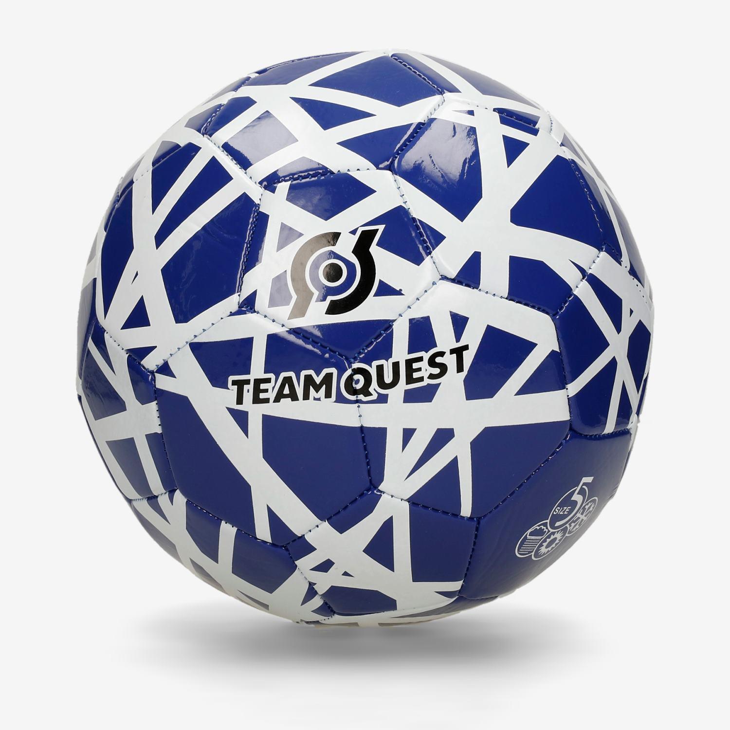Balón Fútbol Team Quest Azul Pelota Fútbol talla 5