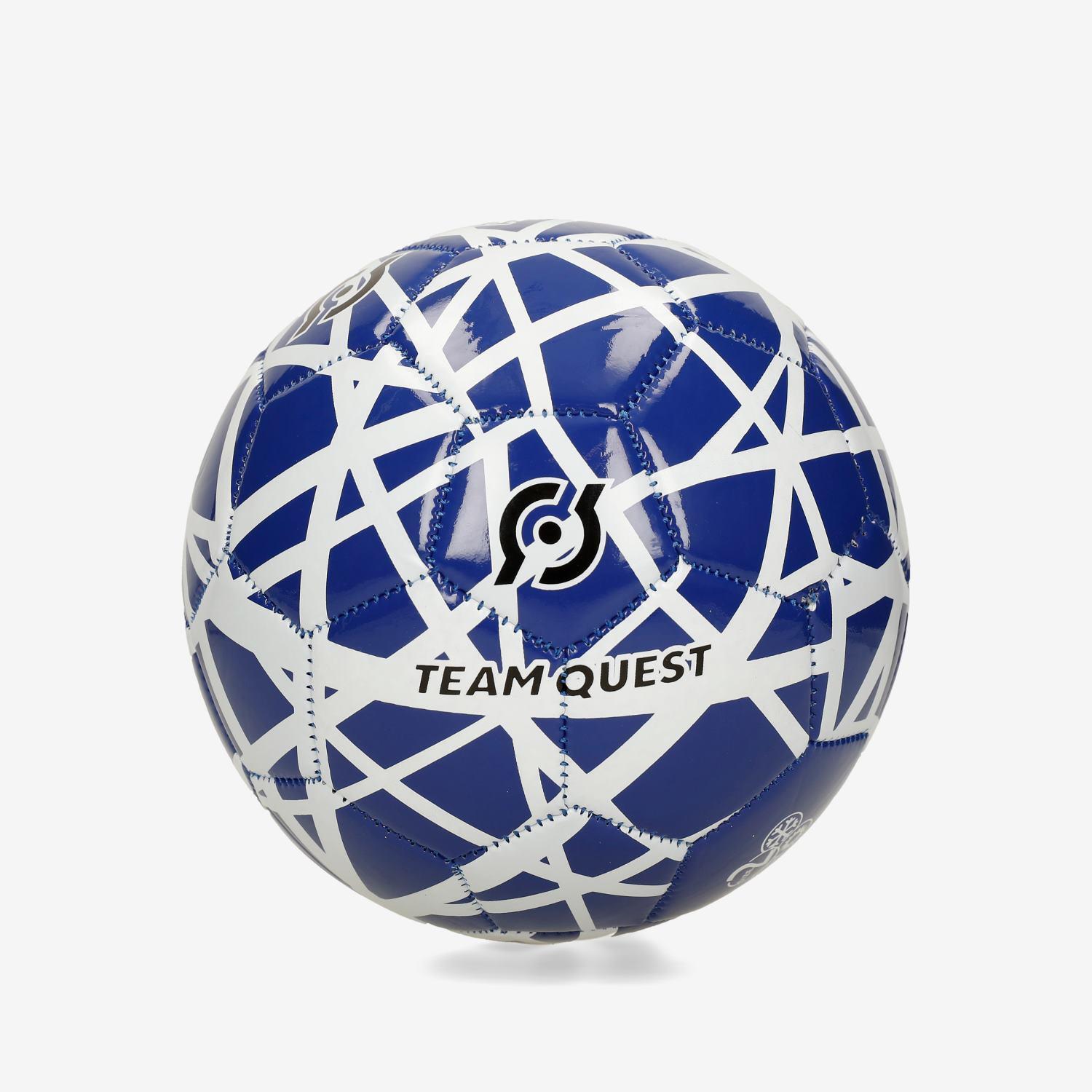 Mini Balón Fútbol Team Quest - Azul - Balón Fútbol talla 2