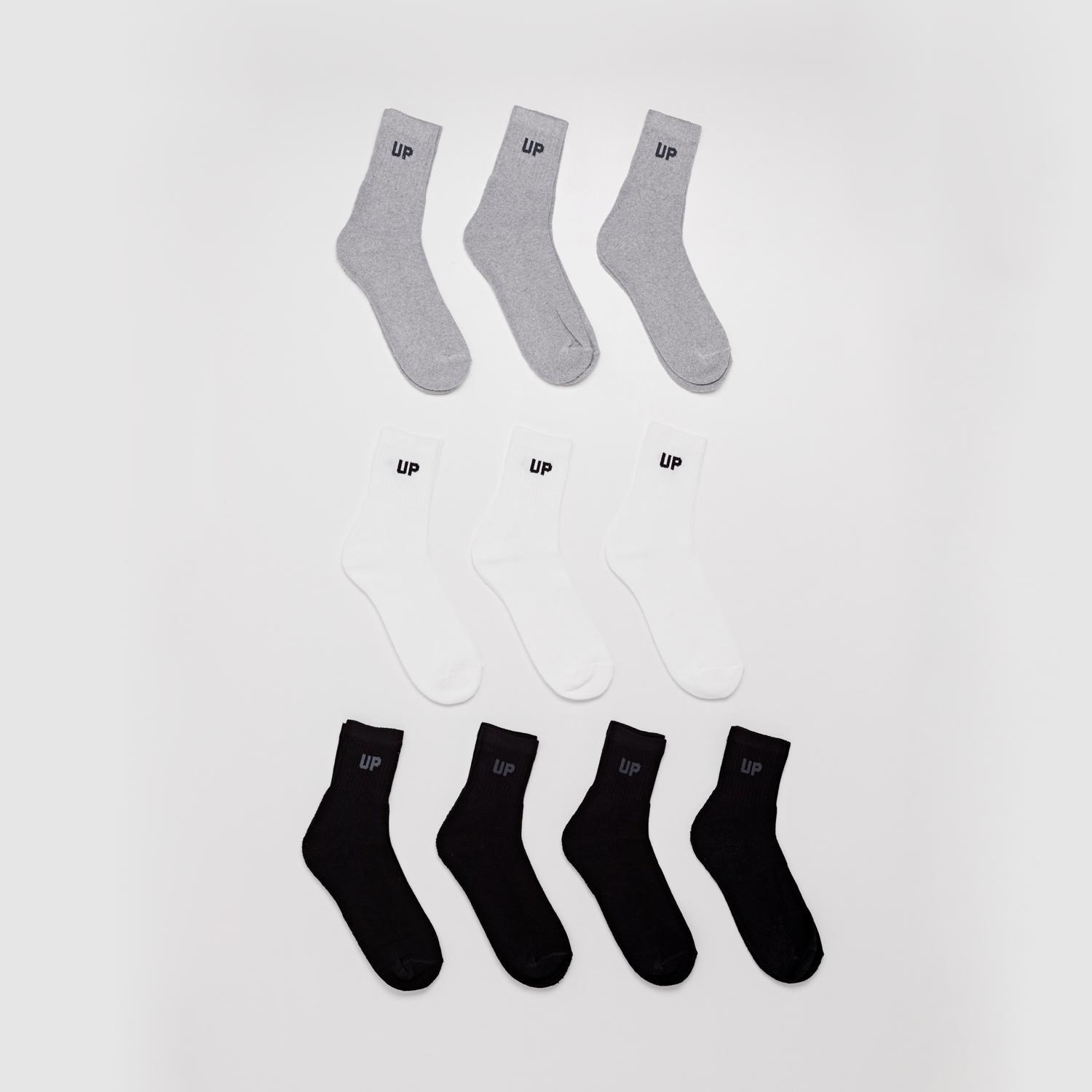 Chaussettes Up - Noir - Chaussettes Unisexe sports taille M