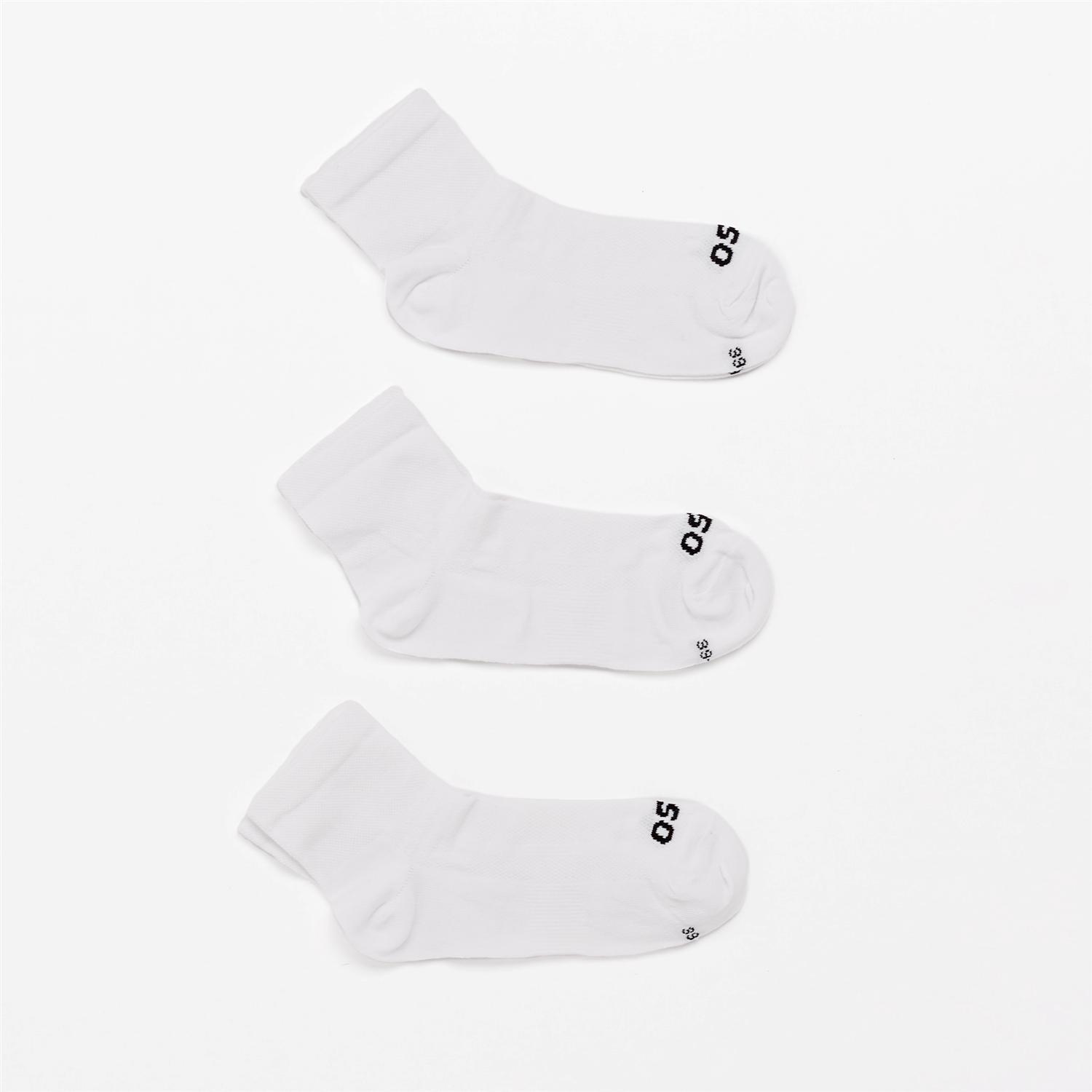 Calcetines Running Ipso - Blanco - Calcetines Hombre talla L