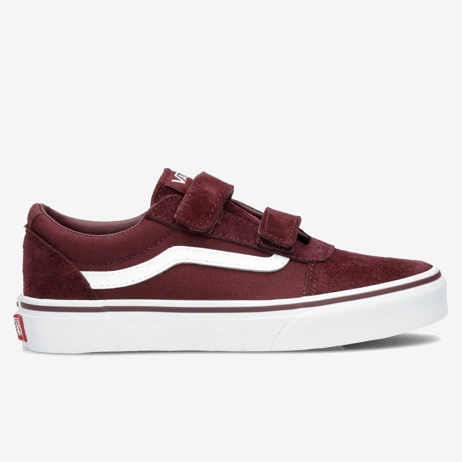 Vans Ward Vino Zapatillas Velcro Niño talla 28
