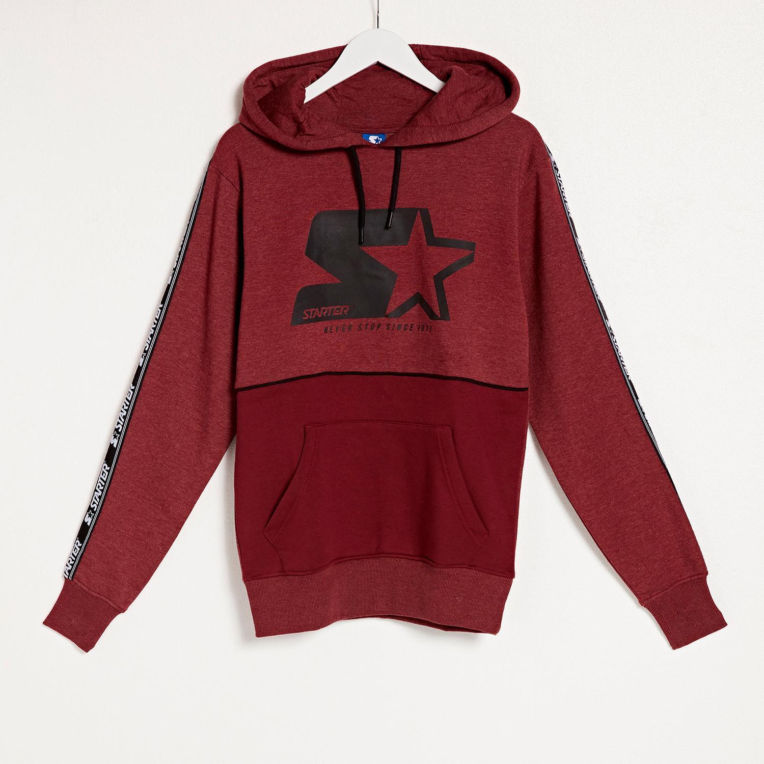 Starter Revis - Vino - Sudadera Capucha Hombre talla S