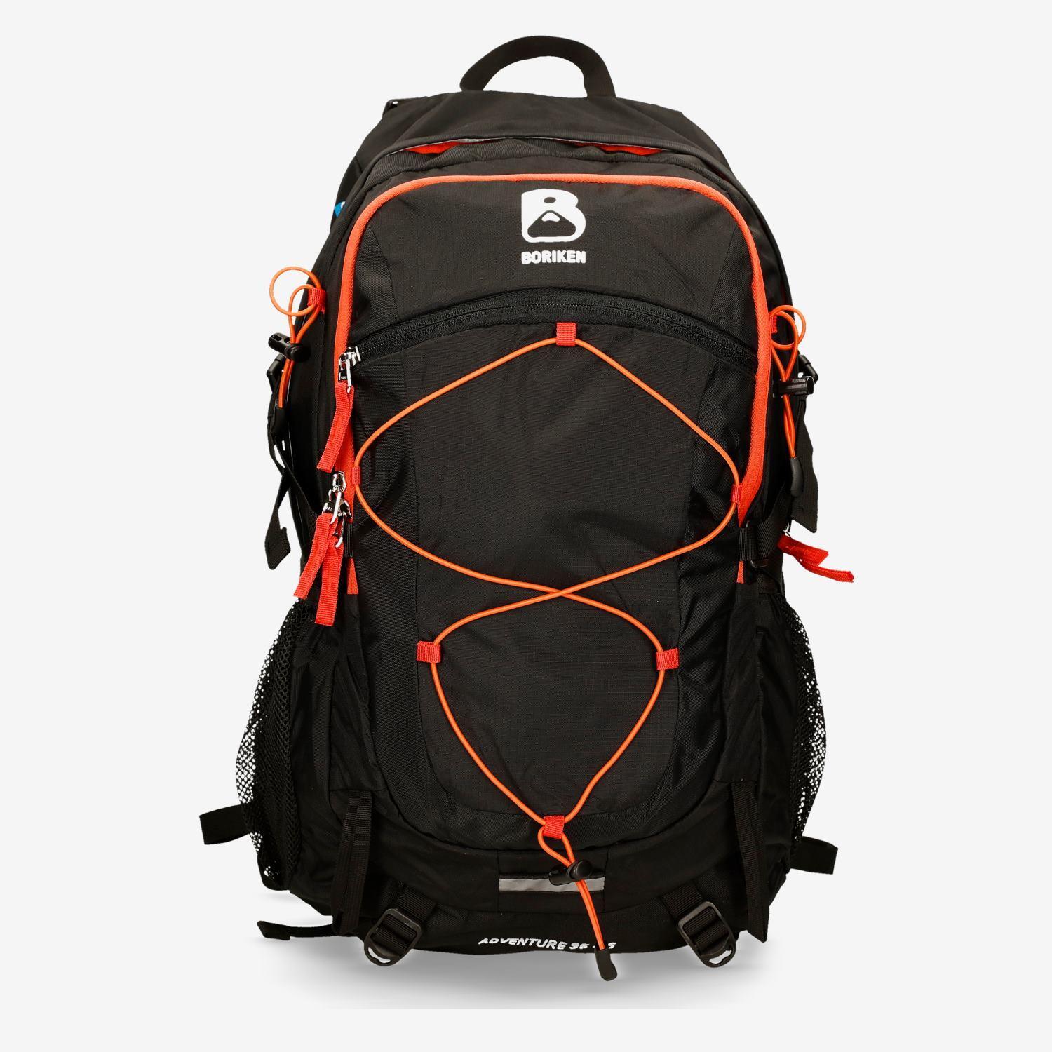Mochila Montaña Boriken Adventure 35 Negra Trekking talla T.U.