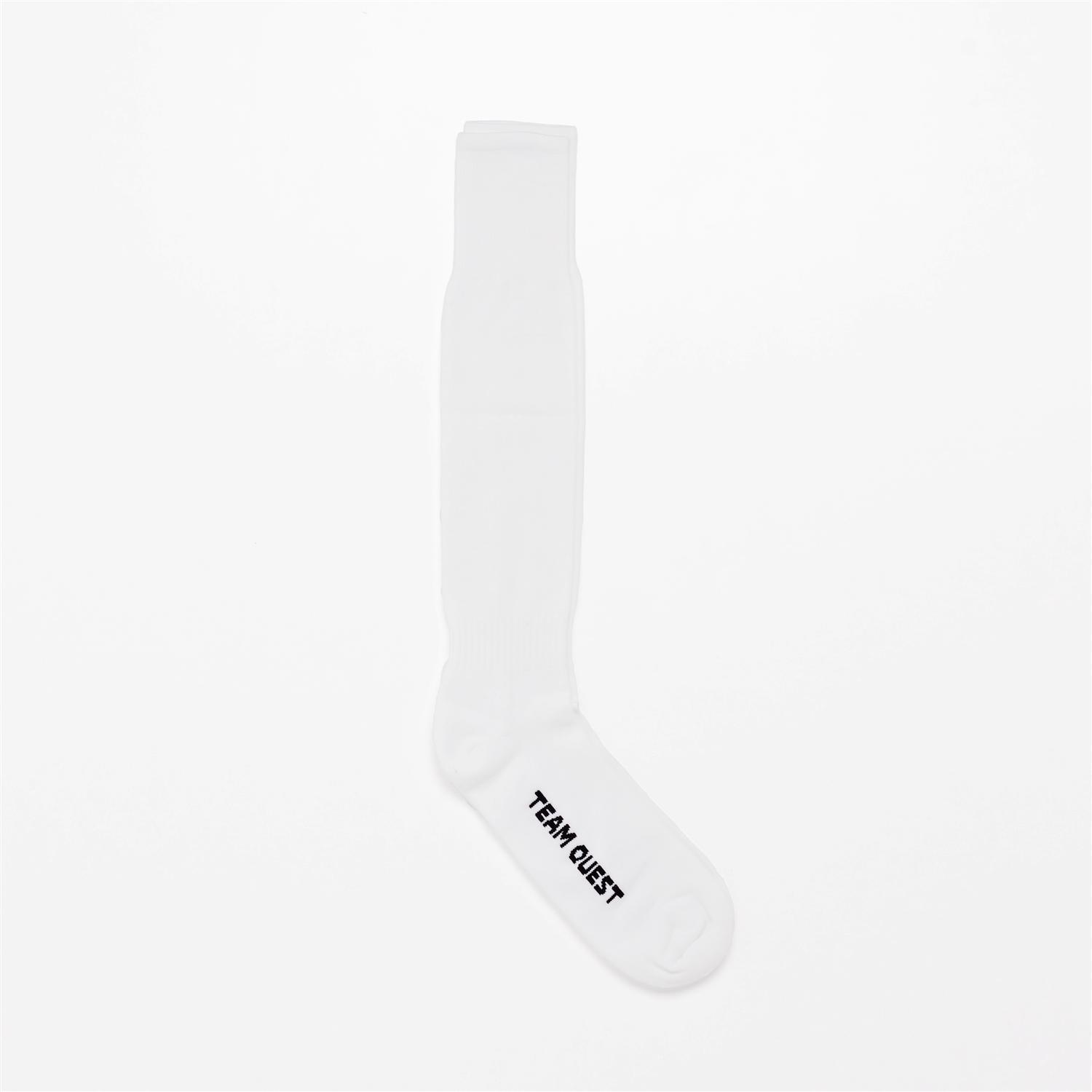 Medias Fútbol Team Quest - Blanco - Calcetines Hombre talla XL