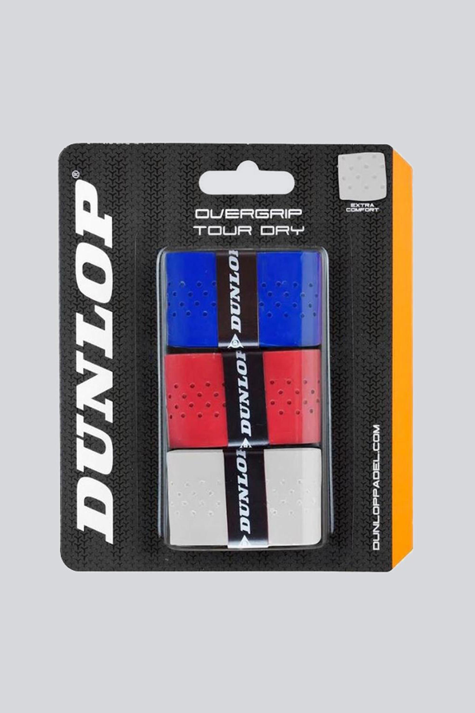 Dunlop Tour Dry - Blanco - Overgrip Pádel talla T.U.