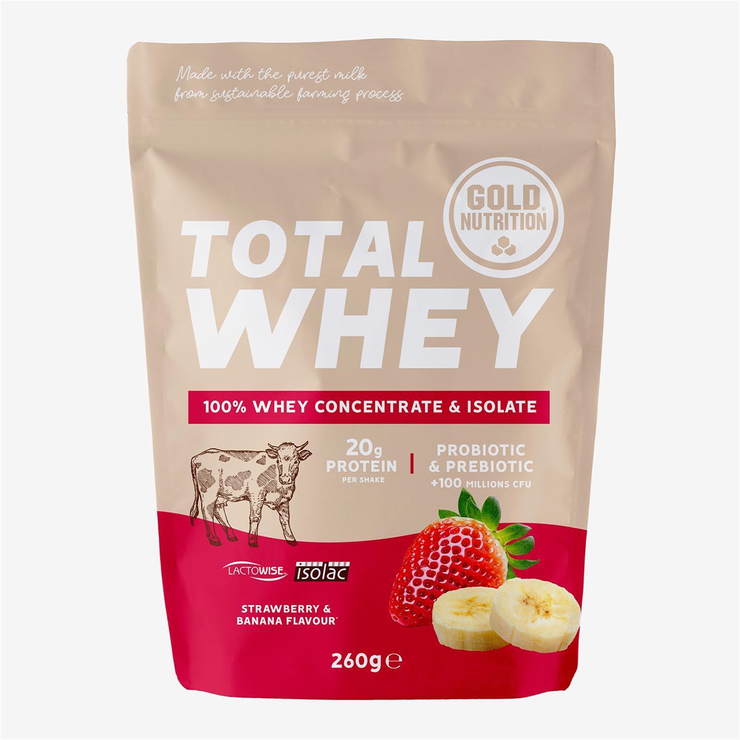 Gold Nutrition Batido Frambuesa 260 gr Proteínas Whey MKP talla UNICA